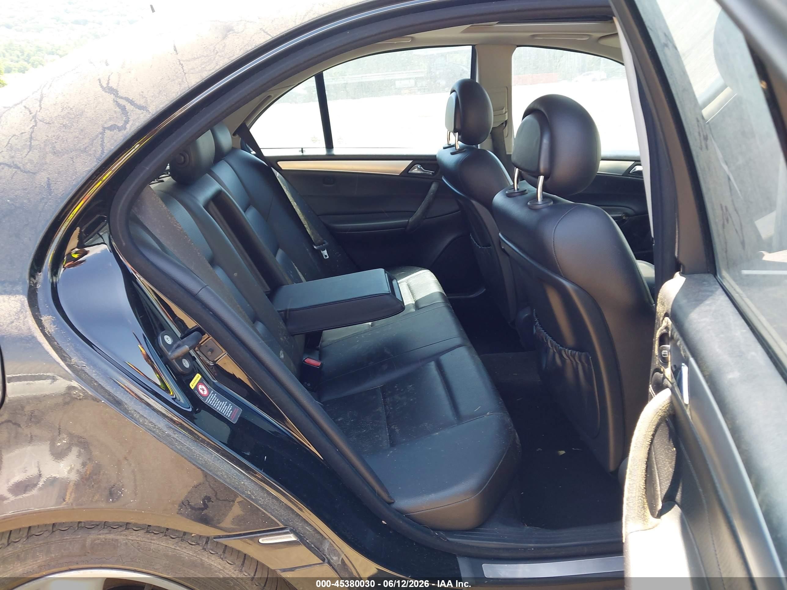 2005 Mercedes-benz C 230 Kompressor Sport Черный vin: WDBRF40J15A654298