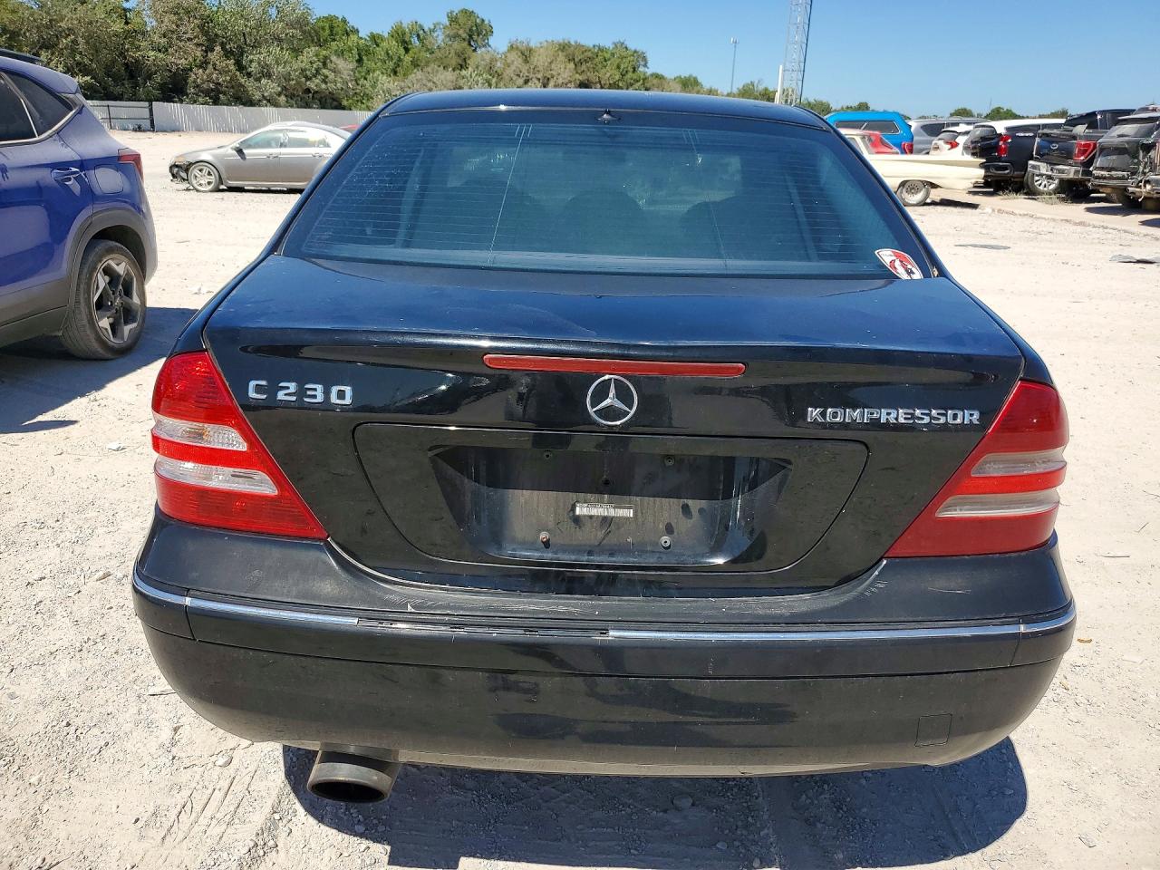 2005 Mercedes-benz C 230k Sport Sedan Black vin: WDBRF40J15A784467
