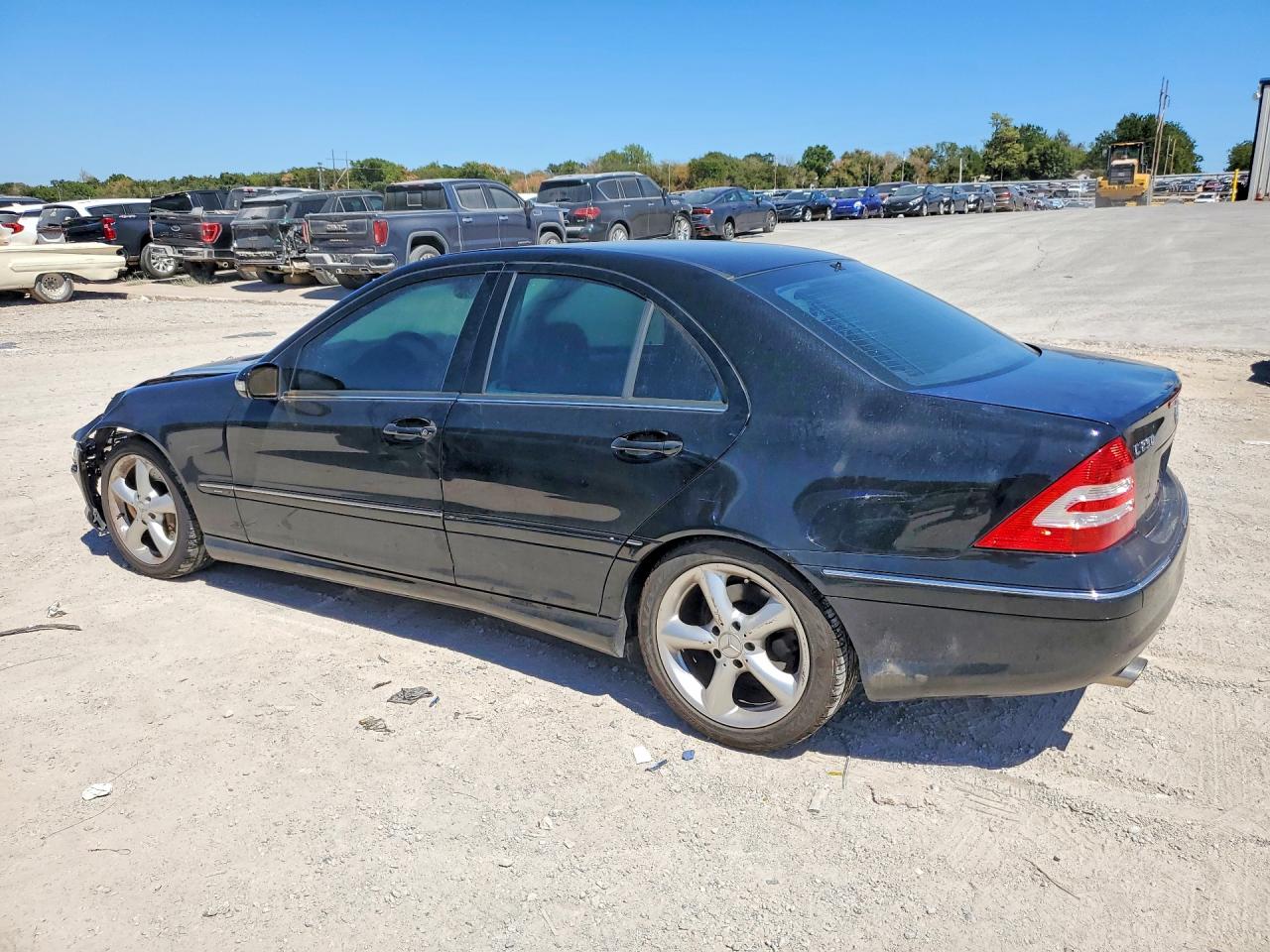 2005 Mercedes-benz C 230k Sport Sedan Black vin: WDBRF40J15A784467