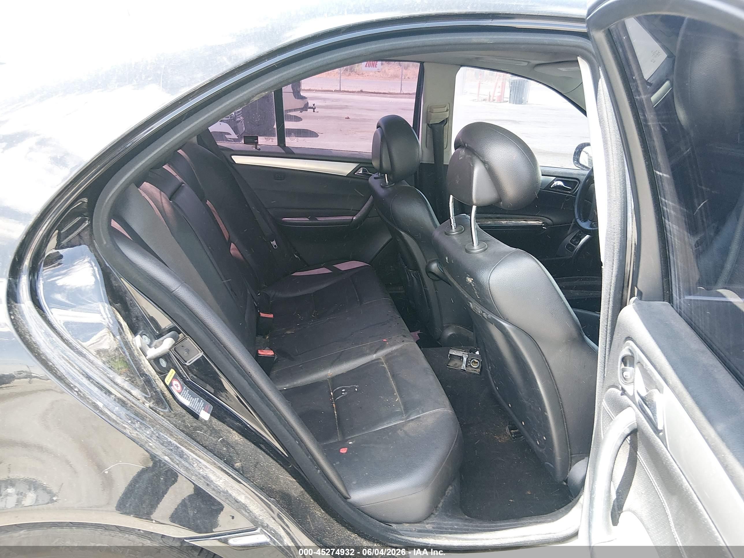 2005 Mercedes-benz C 230 Kompressor Sport Black vin: WDBRF40J15F657480