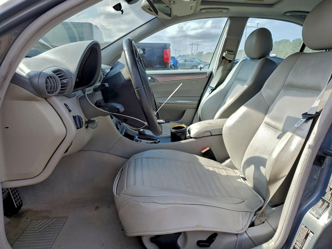 2005 Mercedes-benz C 230k Sport Sedan Blue vin: WDBRF40J15F669676