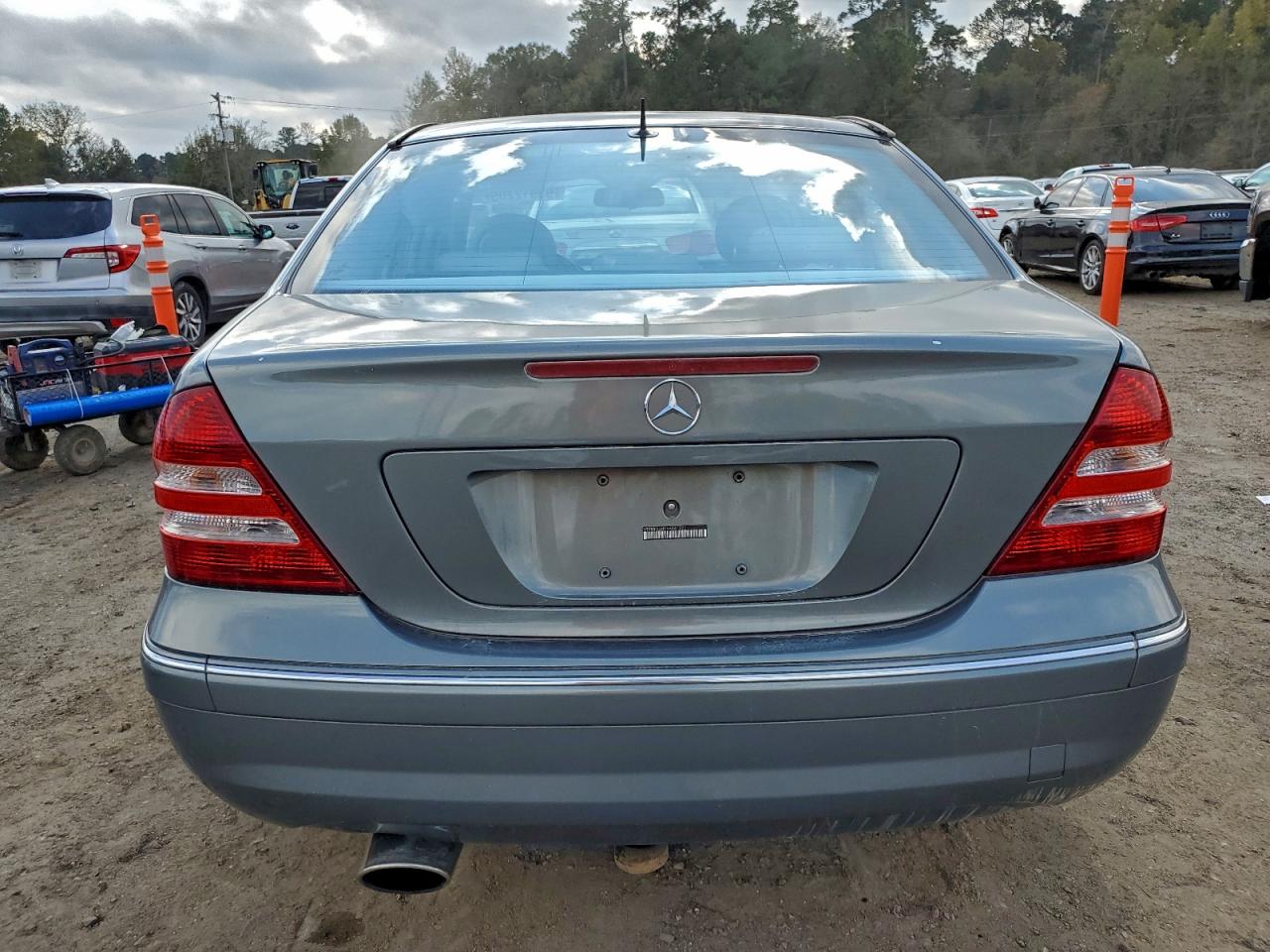 2005 Mercedes-benz C 230k Sport Sedan Blue vin: WDBRF40J15F669676