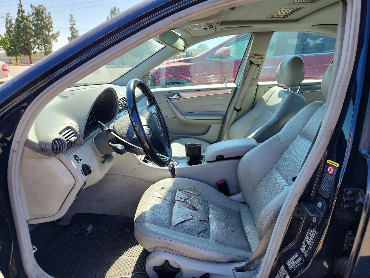 2005 Mercedes-benz C 230k Sport Sedan Blue vin: WDBRF40J15F682475