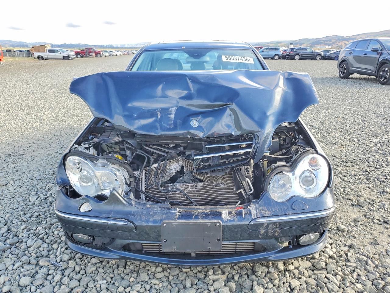 2005 Mercedes-benz C 230k Sport Sedan Синий vin: WDBRF40J15F715667