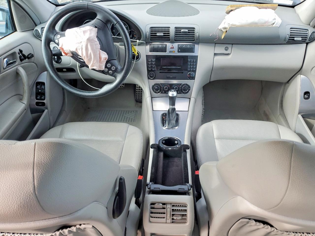 2005 Mercedes-benz C 230k Sport Sedan Синий vin: WDBRF40J15F715667