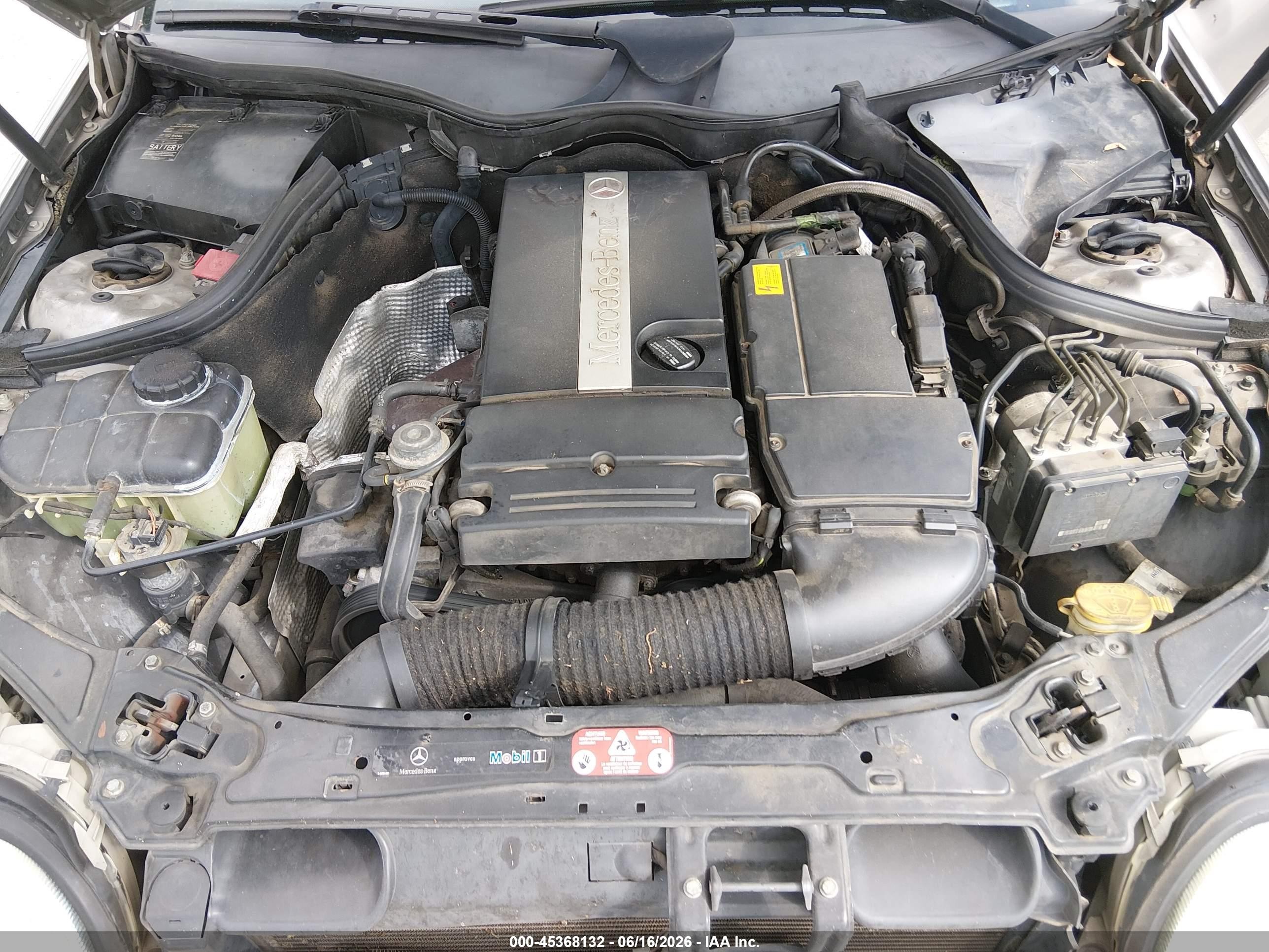 2004 Mercedes-benz C 230 Kompressor Sport/sport Серый vin: WDBRF40J24F502757