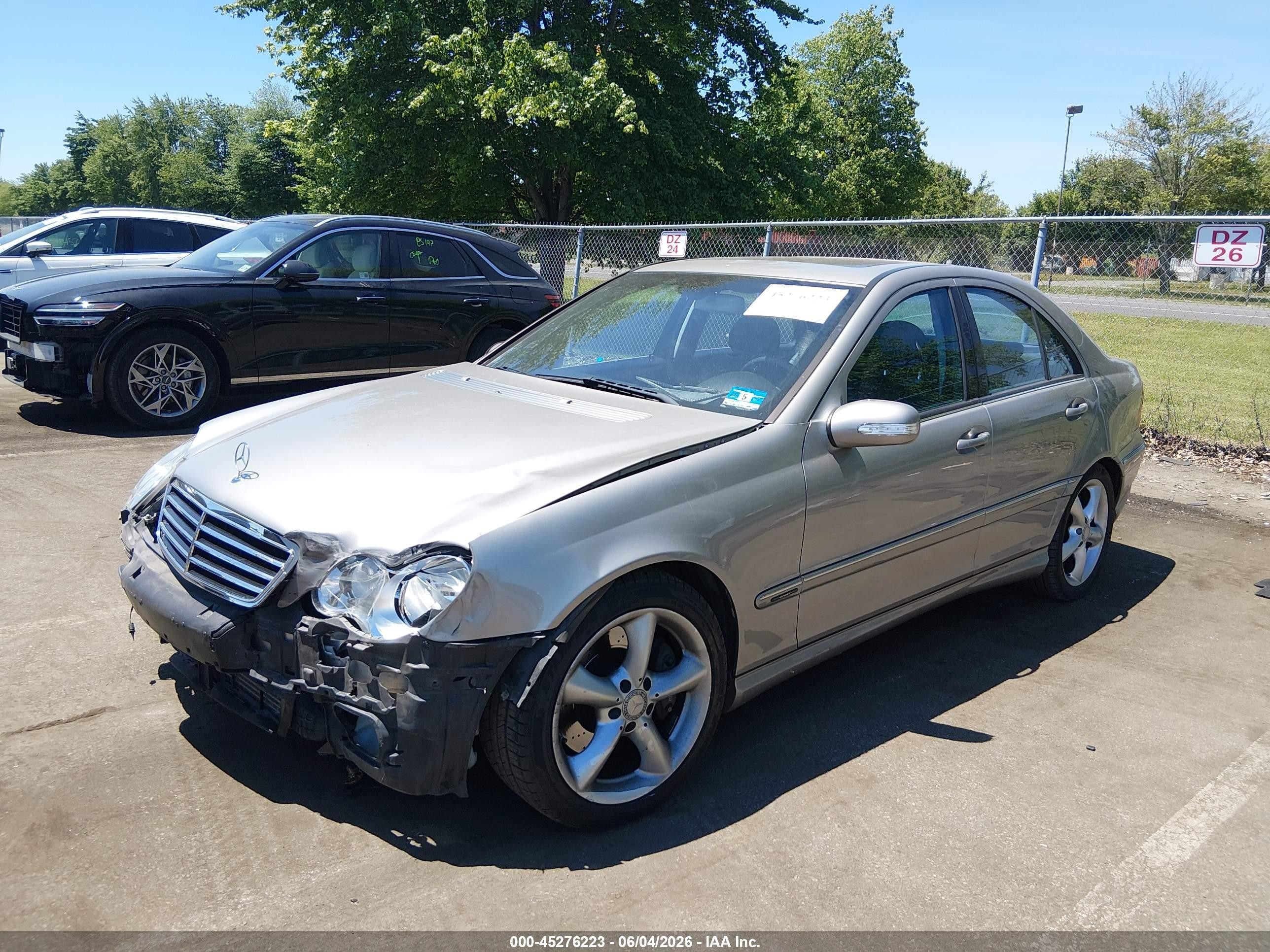 2005 Mercedes-benz C 230 Kompressor Sport Silver vin: WDBRF40J25A685169