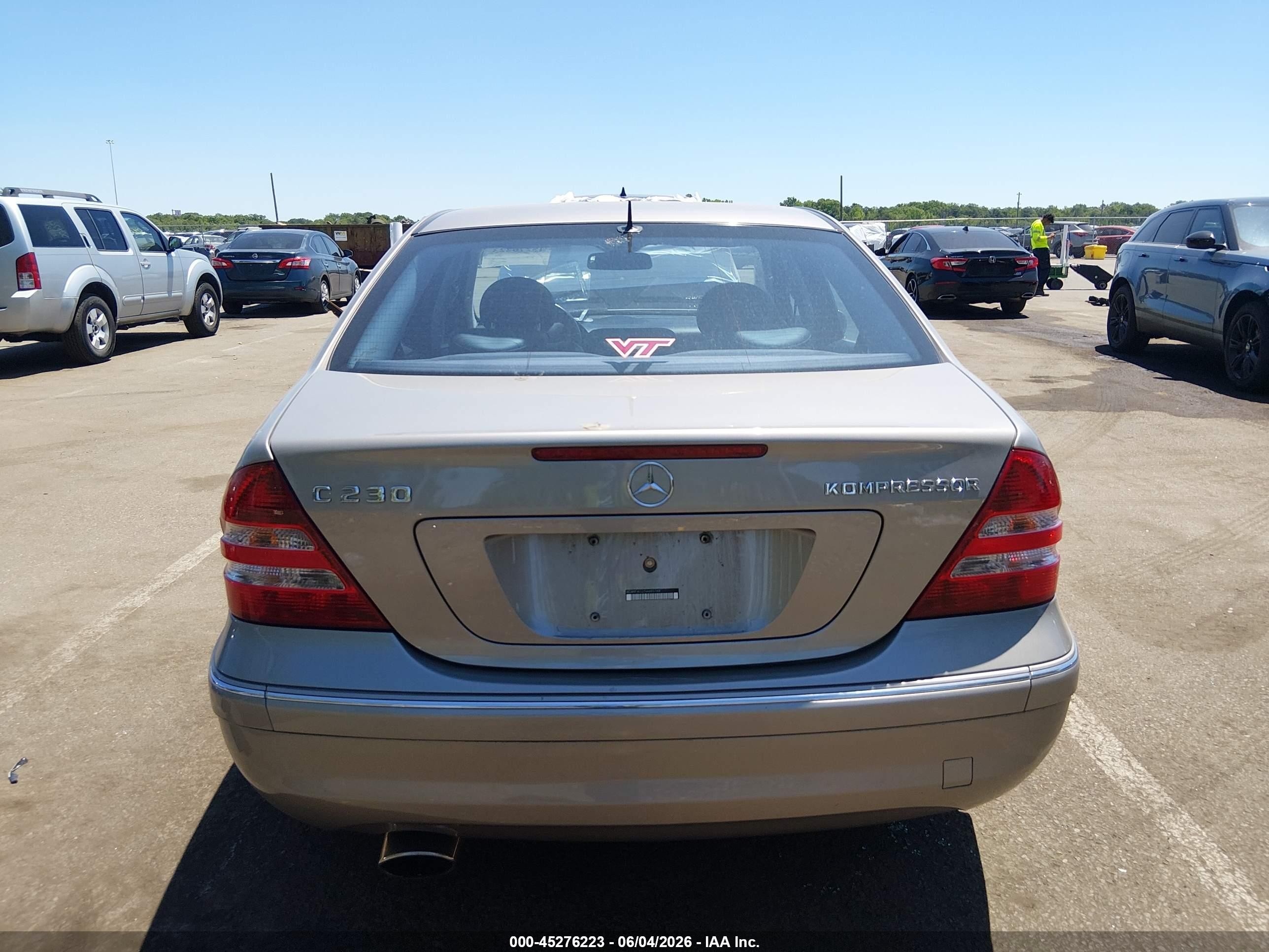 2005 Mercedes-benz C 230 Kompressor Sport Silver vin: WDBRF40J25A685169