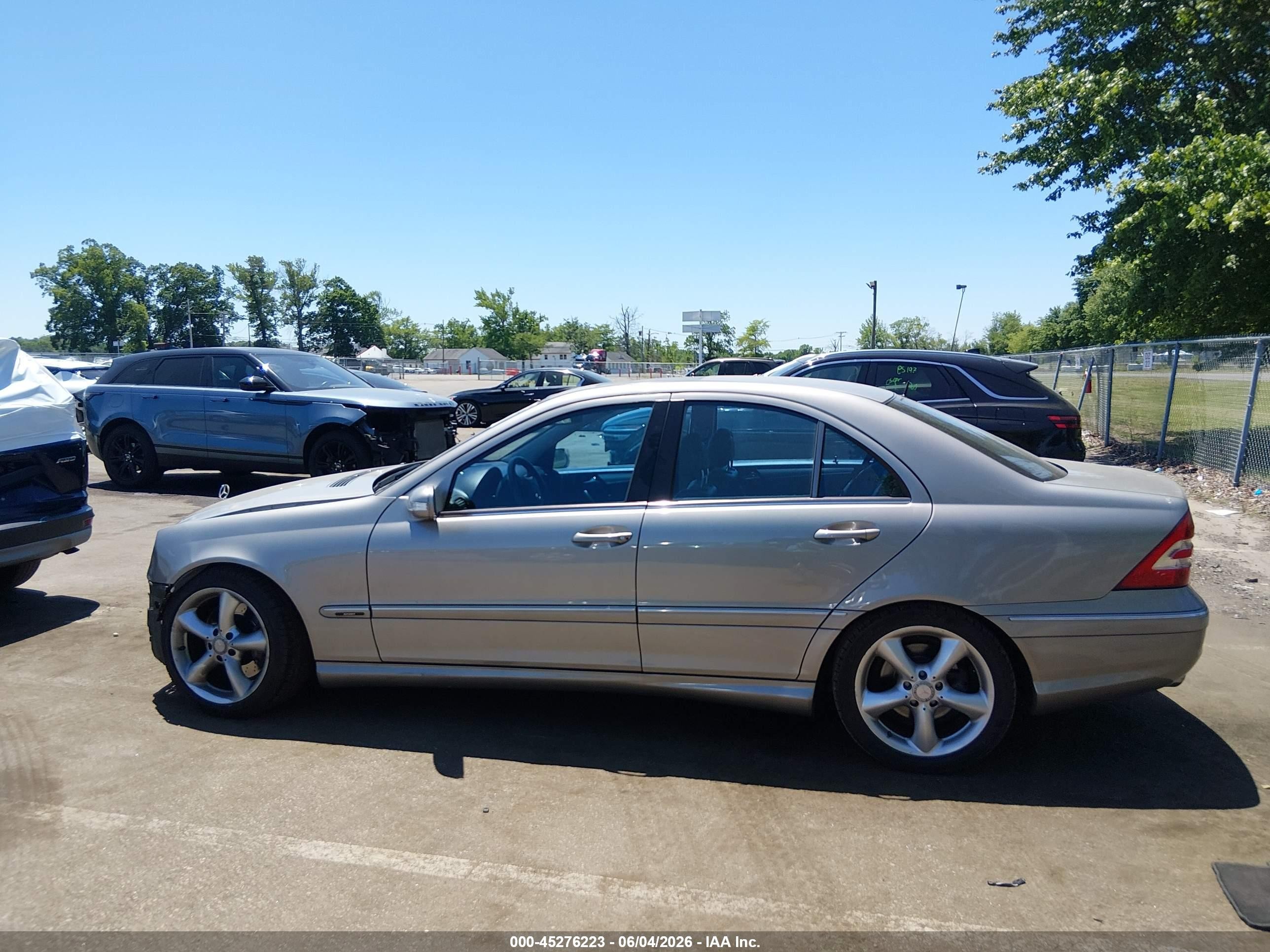 2005 Mercedes-benz C 230 Kompressor Sport Silver vin: WDBRF40J25A685169