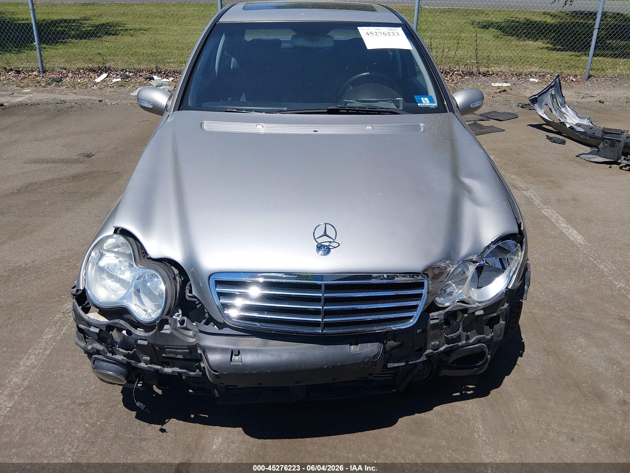 2005 Mercedes-benz C 230 Kompressor Sport Silver vin: WDBRF40J25A685169