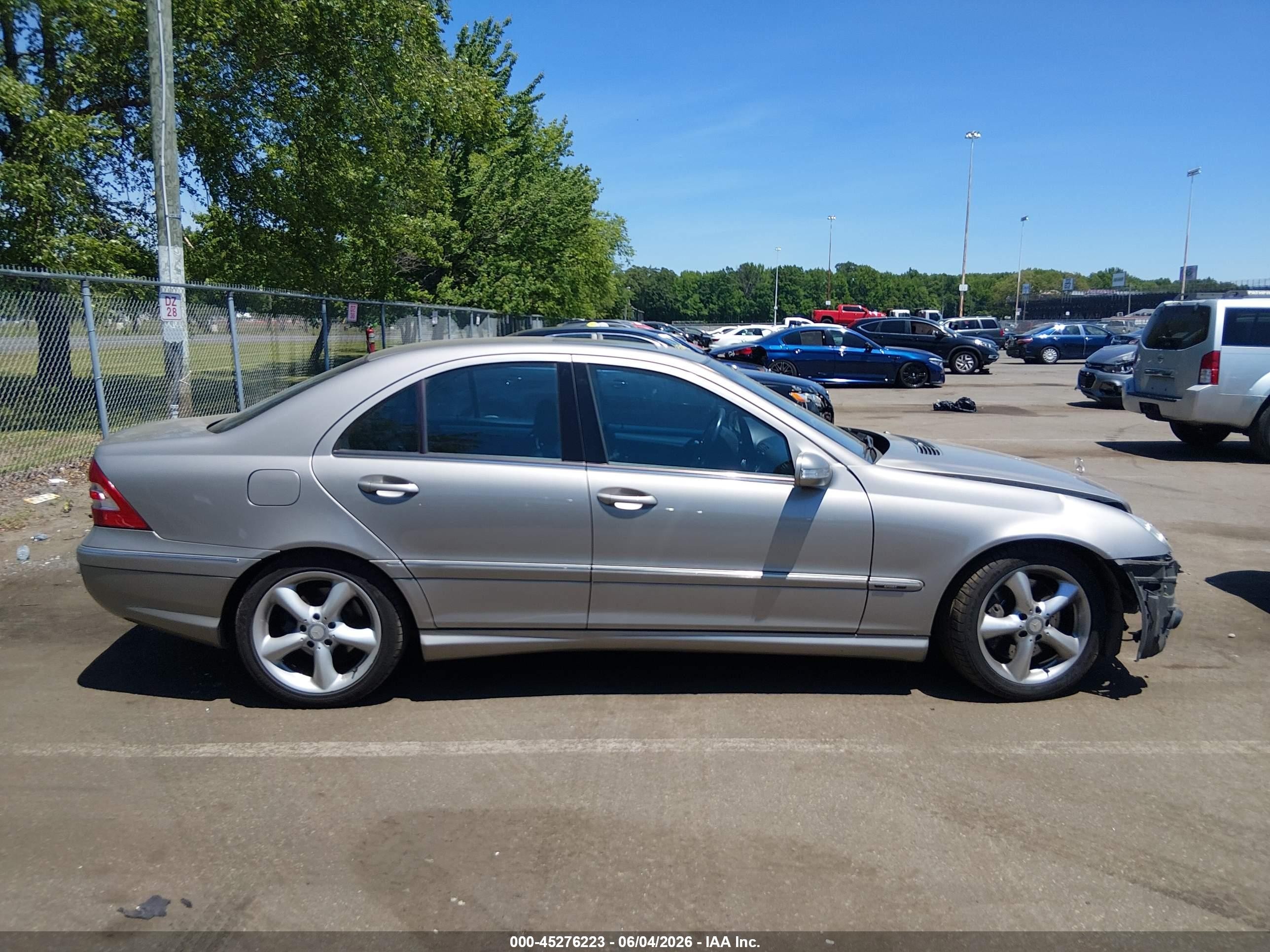 2005 Mercedes-benz C 230 Kompressor Sport Silver vin: WDBRF40J25A685169