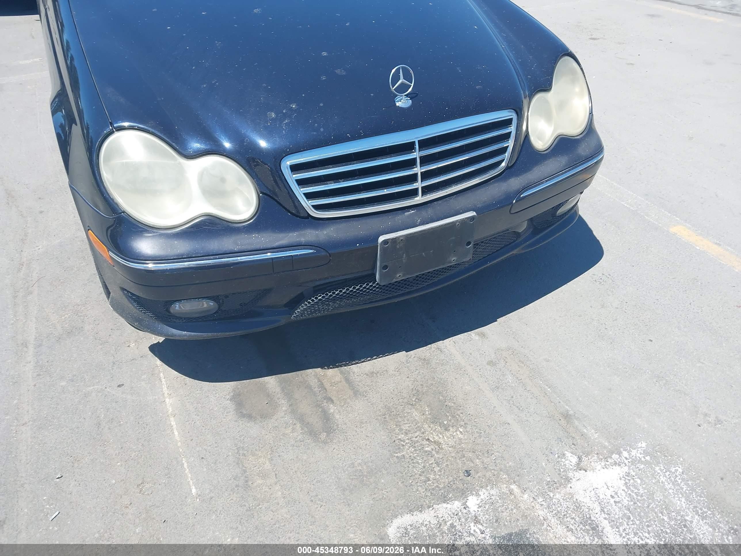 2005 Mercedes-benz C 230 Kompressor Sport Синий vin: WDBRF40J25A750070