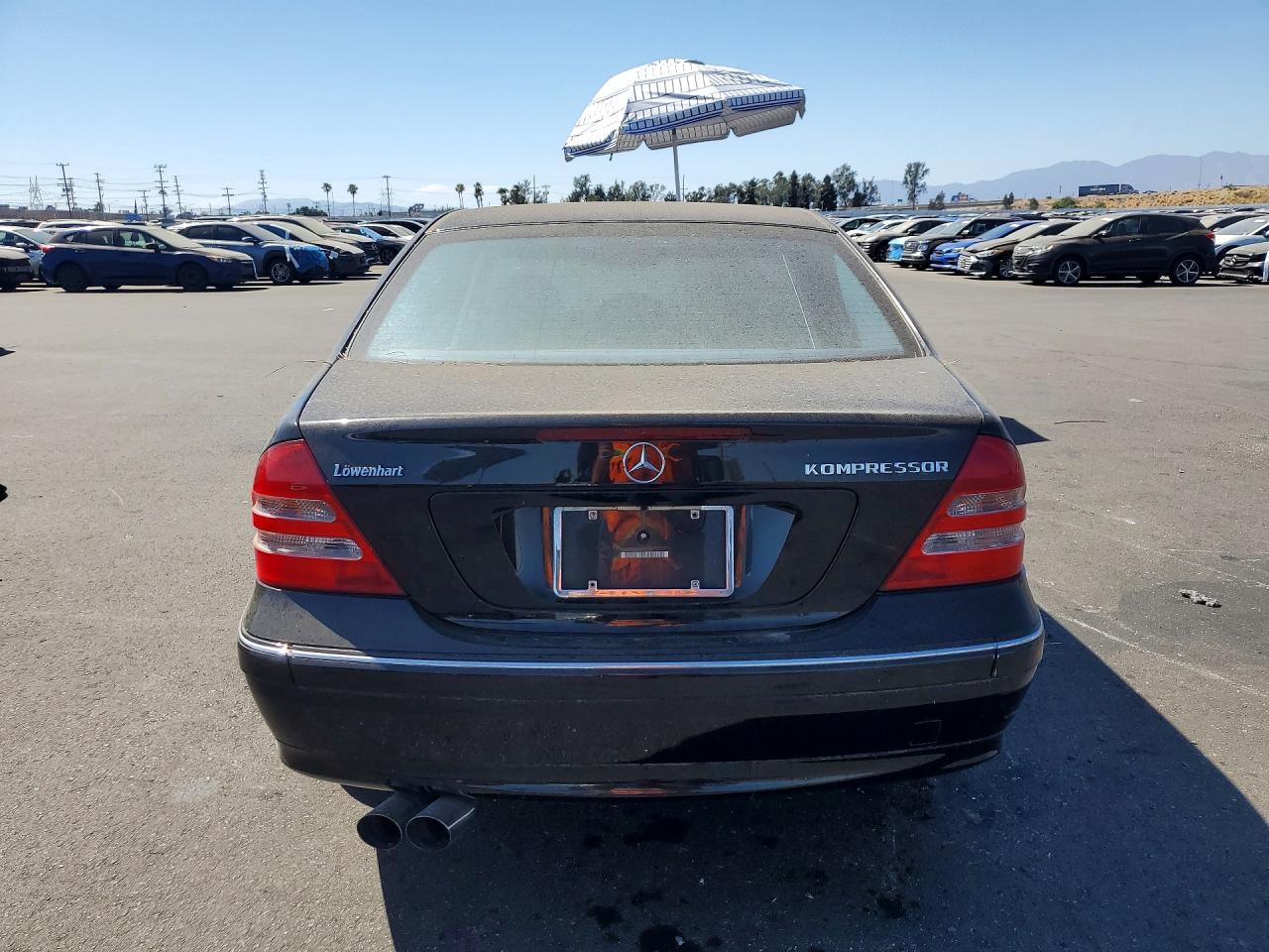 2004 Mercedes-benz C 230k Sport Sedan Black vin: WDBRF40J34A556016