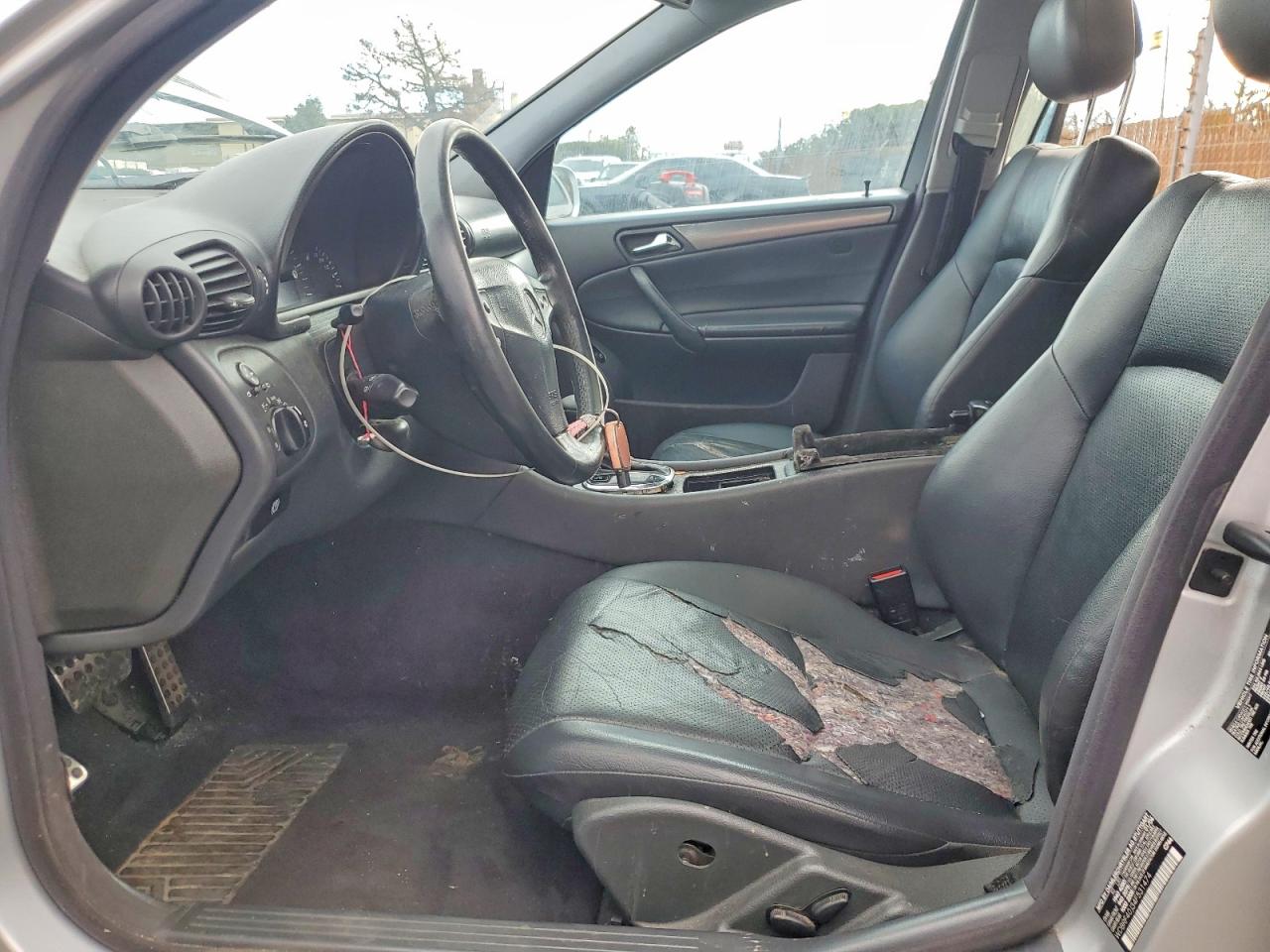 2004 Mercedes-benz C 230k Sport Sedan Серебряный vin: WDBRF40J34F531474