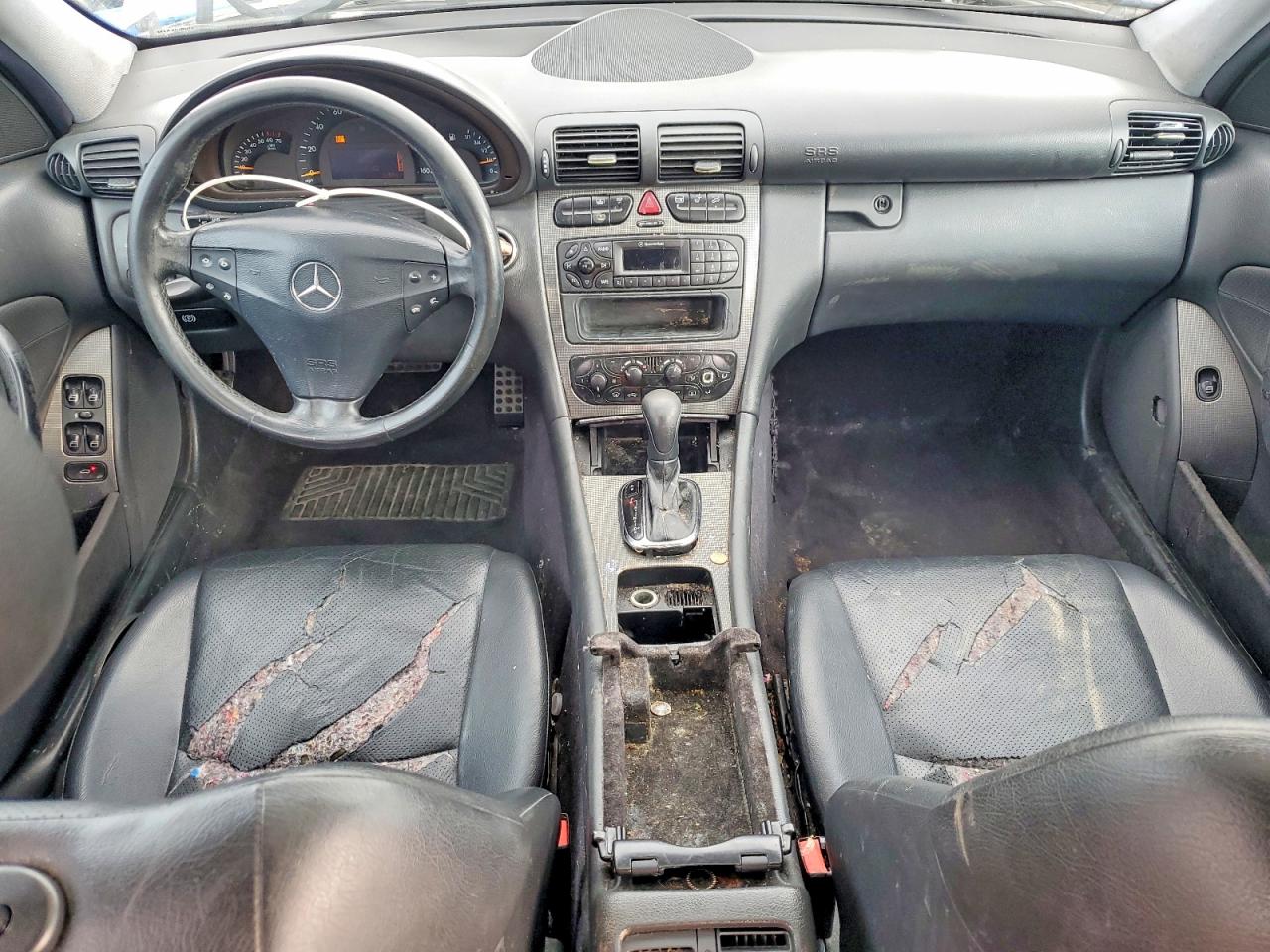 2004 Mercedes-benz C 230k Sport Sedan Серебряный vin: WDBRF40J34F531474