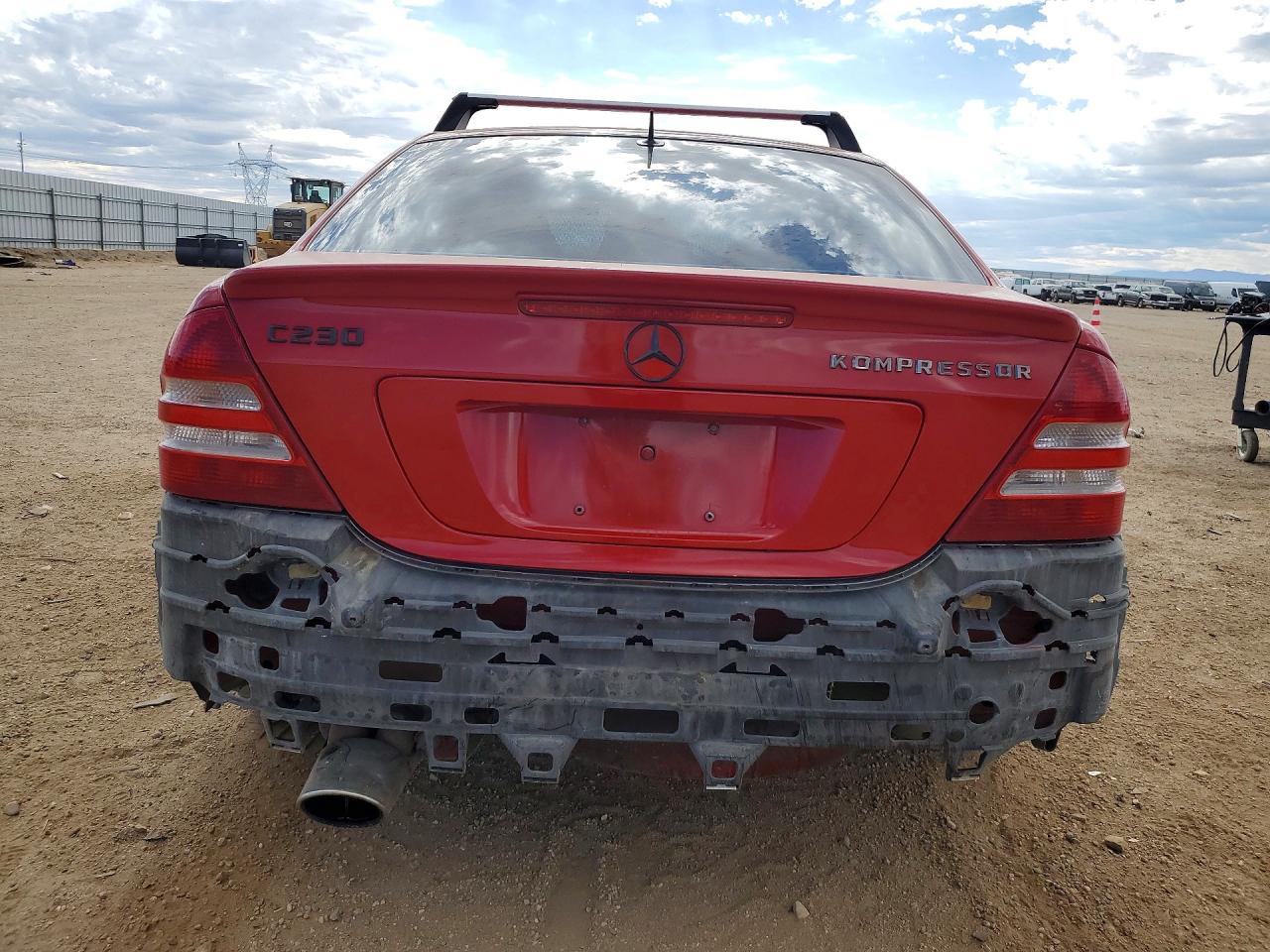 2005 Mercedes-benz C 230k Sport Sedan Red vin: WDBRF40J35F713063