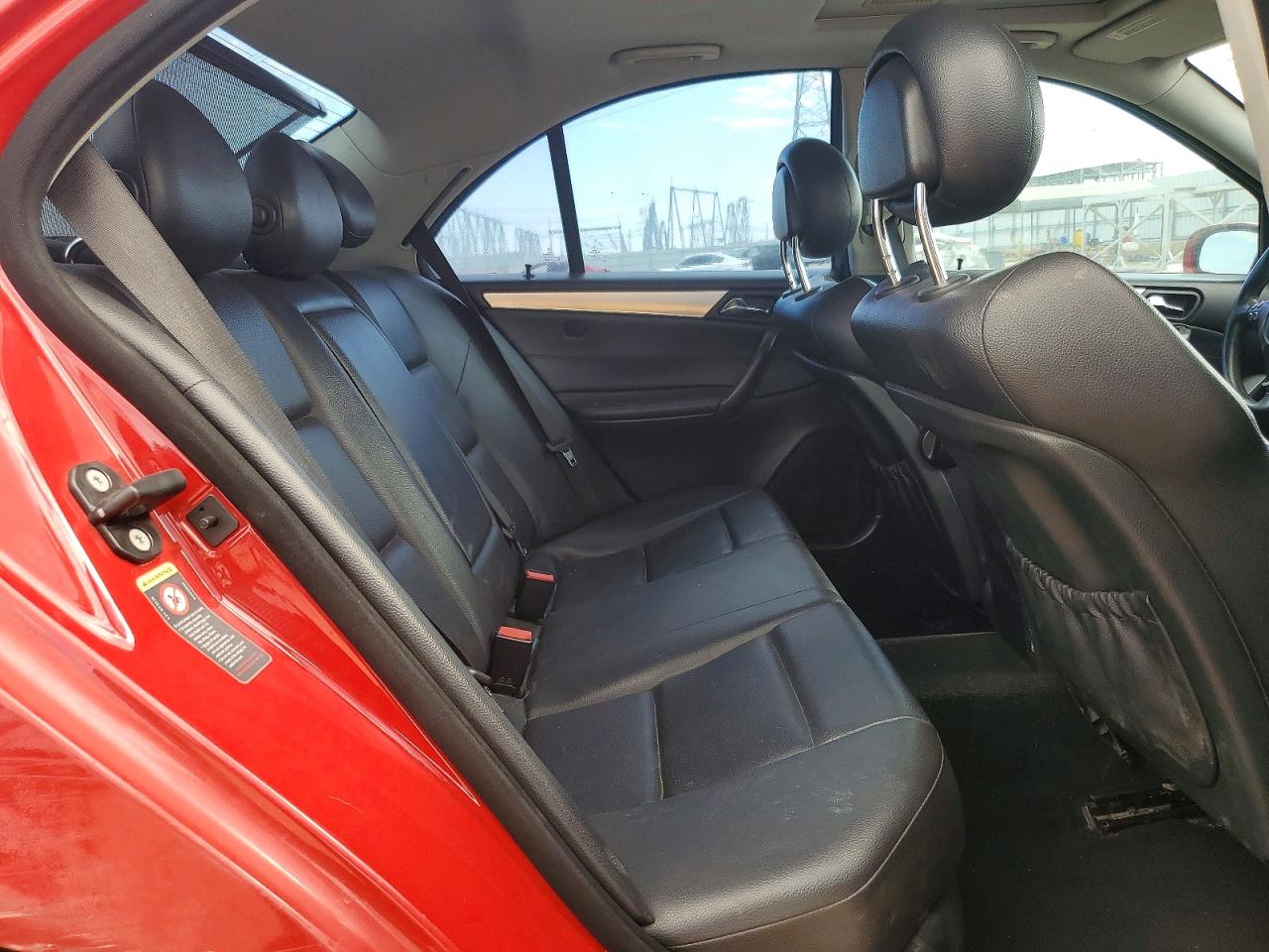 2005 Mercedes-benz C 230k Sport Sedan Red vin: WDBRF40J35F713063