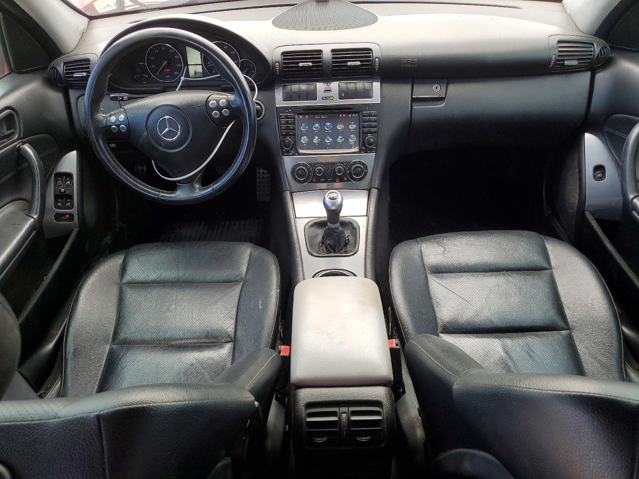 2005 Mercedes-benz C 230k Sport Sedan Red vin: WDBRF40J35F713063