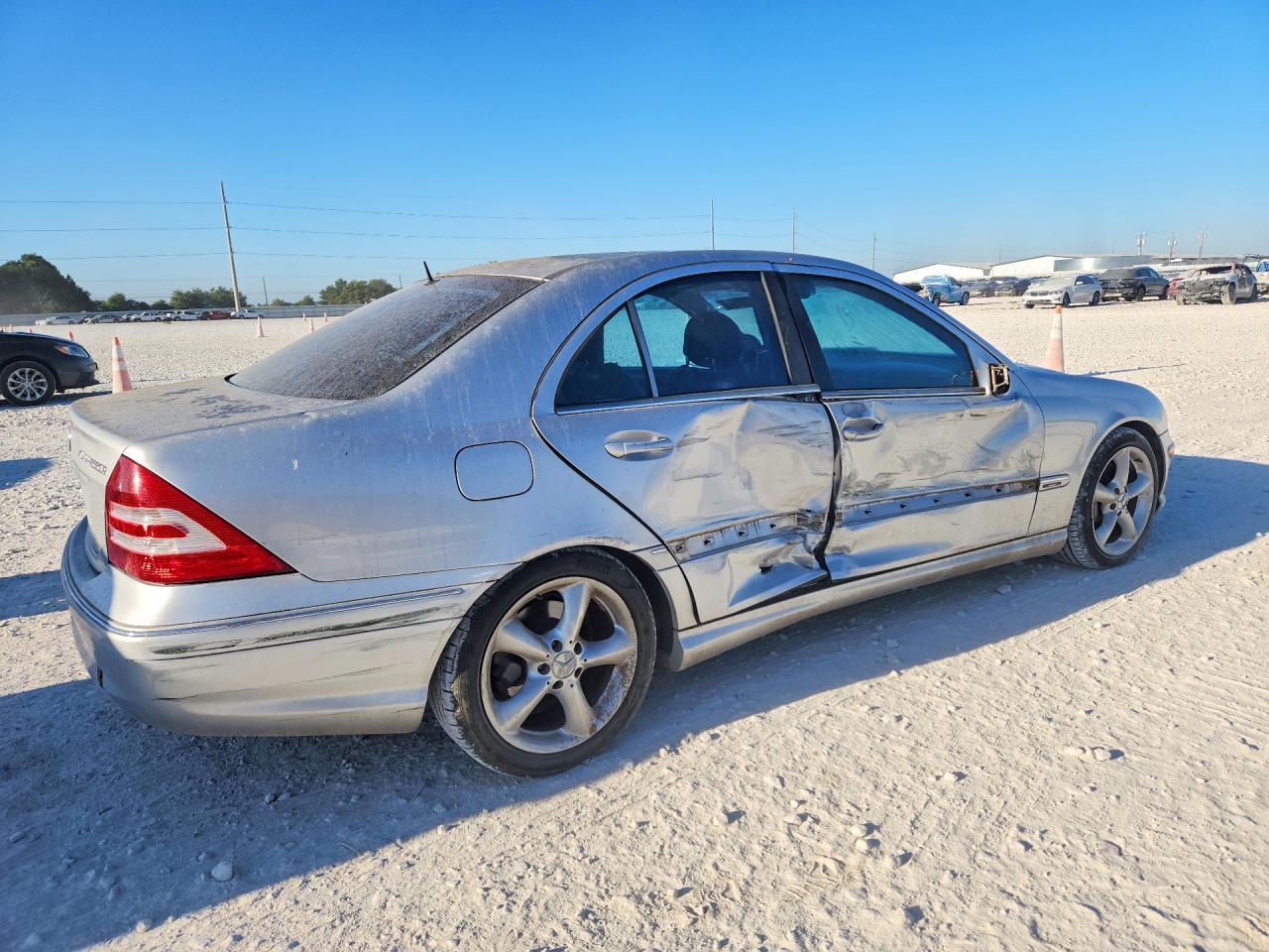 2005 Mercedes-benz C 230k Sport Sedan Серебряный vin: WDBRF40J45F564484
