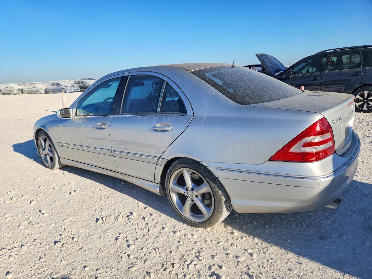 2005 Mercedes-benz C 230k Sport Sedan Серебряный vin: WDBRF40J45F564484