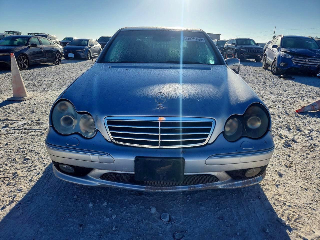 2005 Mercedes-benz C 230k Sport Sedan Серебряный vin: WDBRF40J45F564484