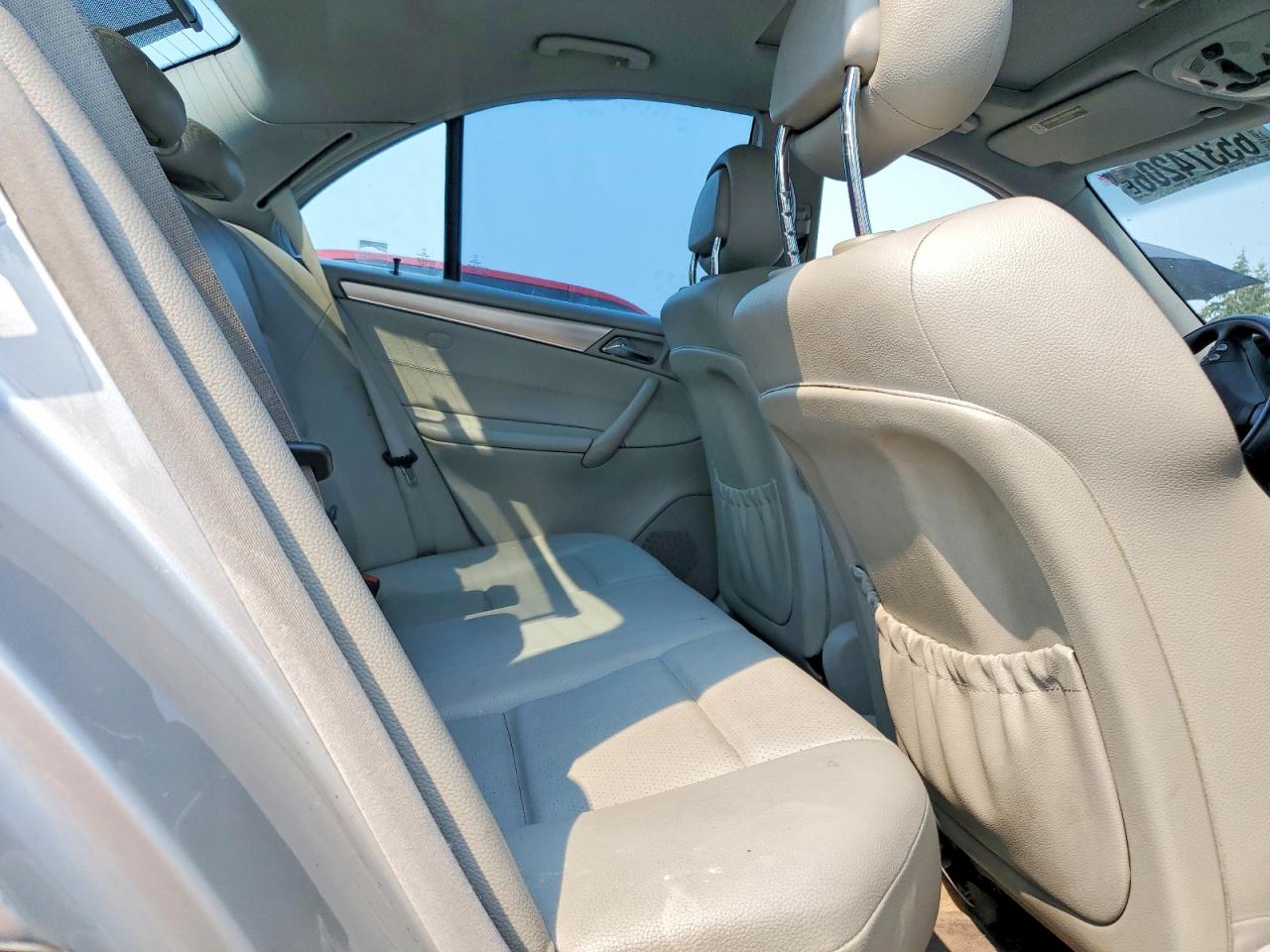2005 Mercedes-benz C 230k Sport Sedan Silver vin: WDBRF40J45F646957