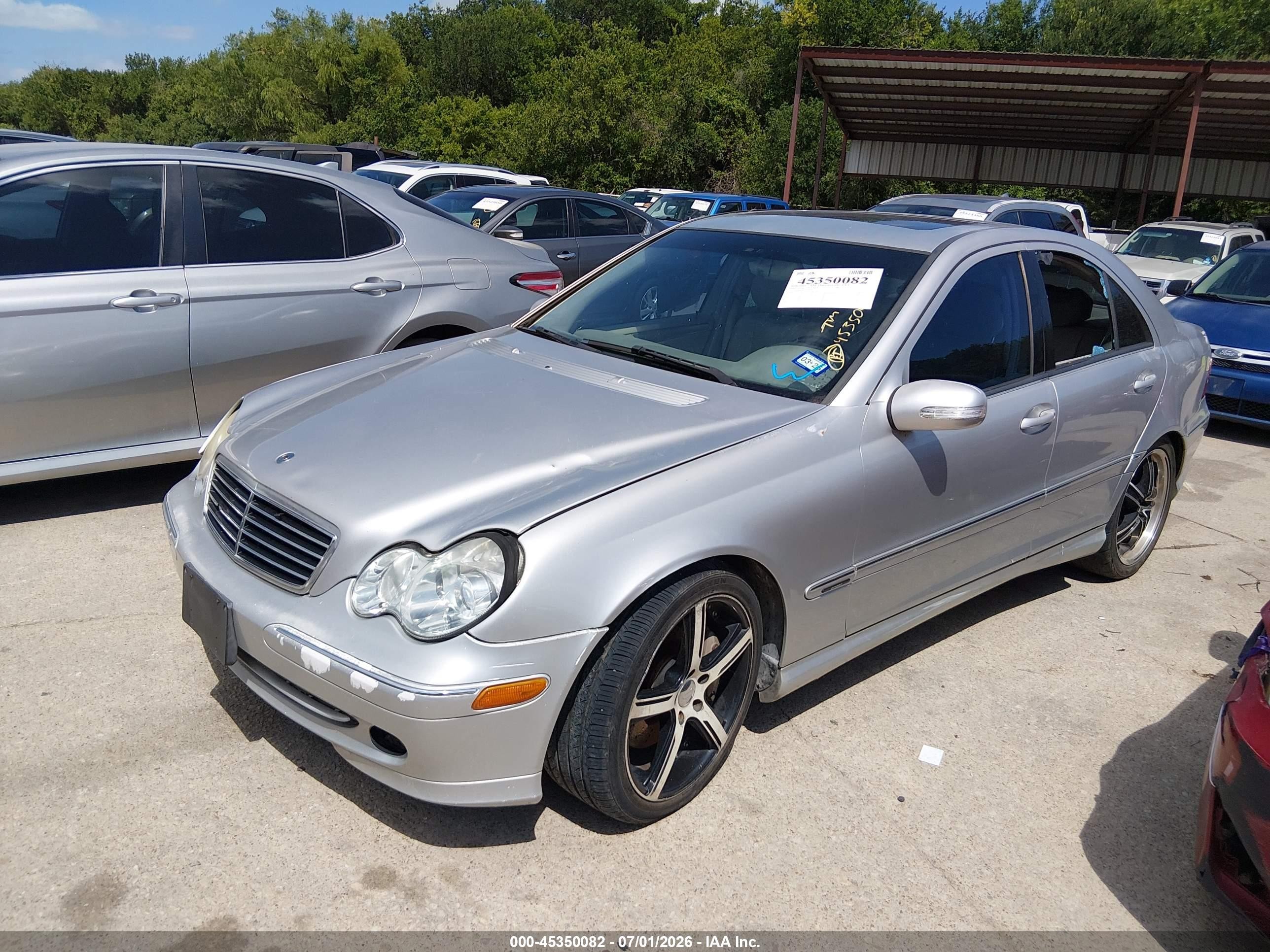 2005 Mercedes-benz C 230 Kompressor Sport Blue vin: WDBRF40J45F670336