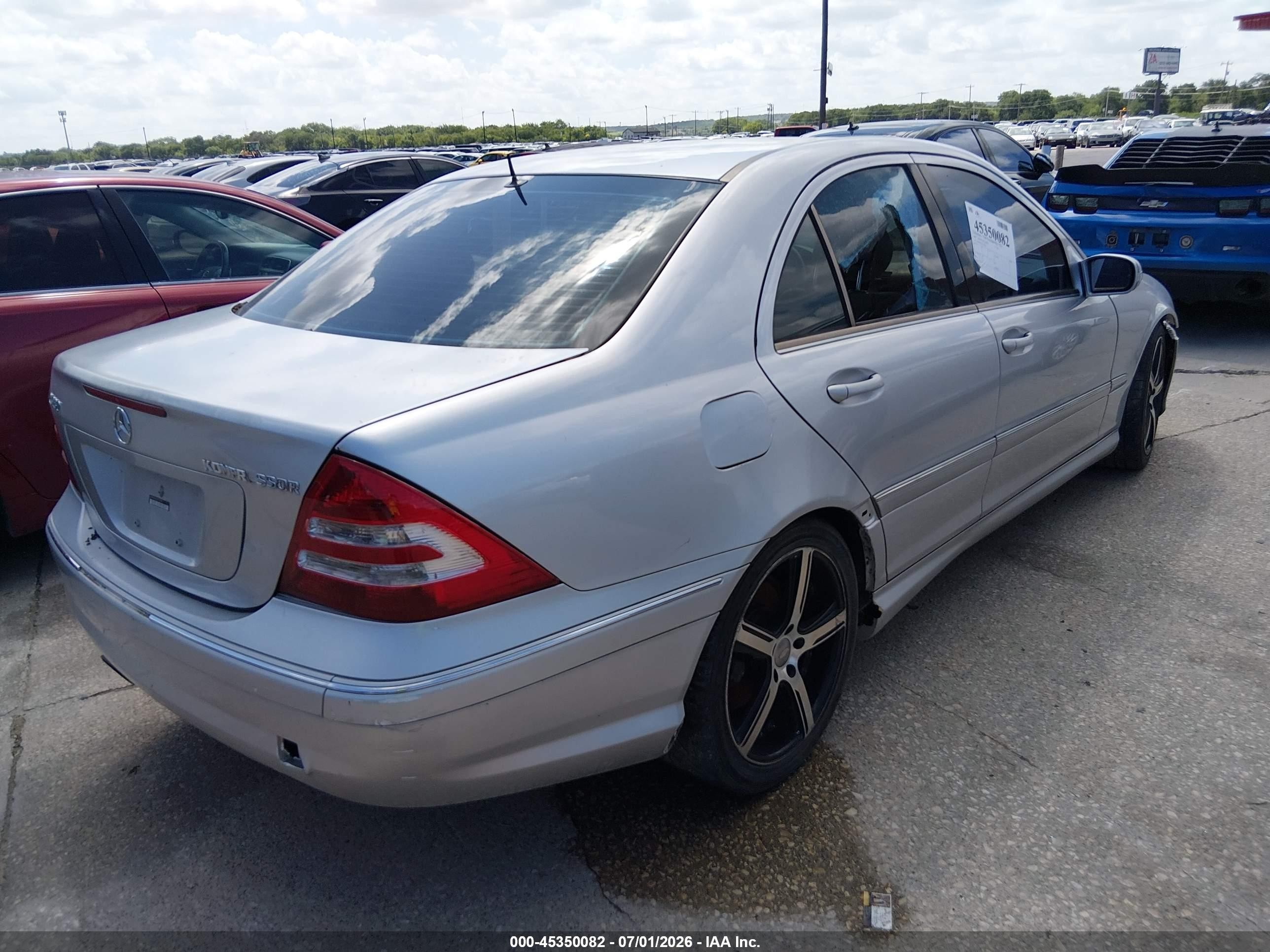 2005 Mercedes-benz C 230 Kompressor Sport Blue vin: WDBRF40J45F670336