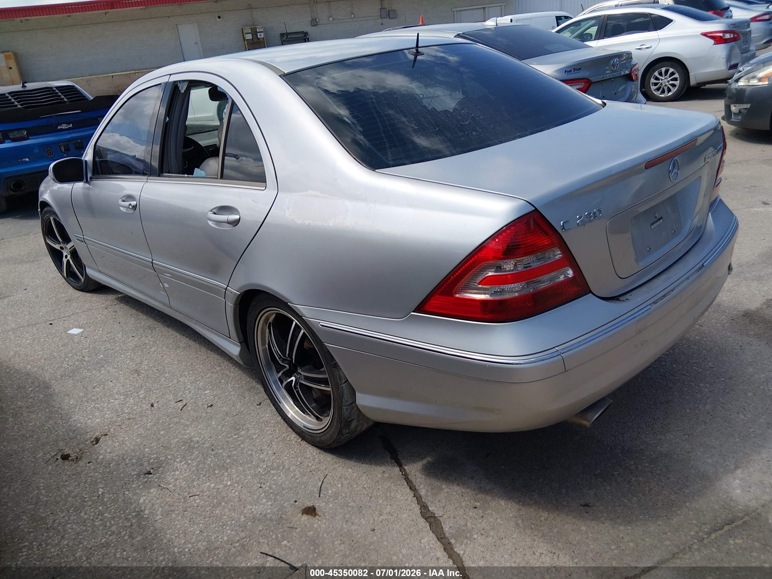 2005 Mercedes-benz C 230 Kompressor Sport Blue vin: WDBRF40J45F670336