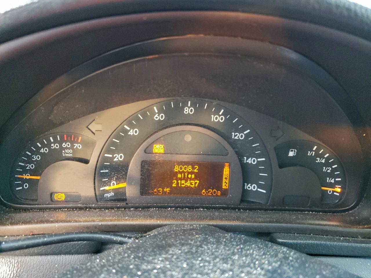 2003 Mercedes-benz C 230k Sport Sedan Silver vin: WDBRF40J53F420438