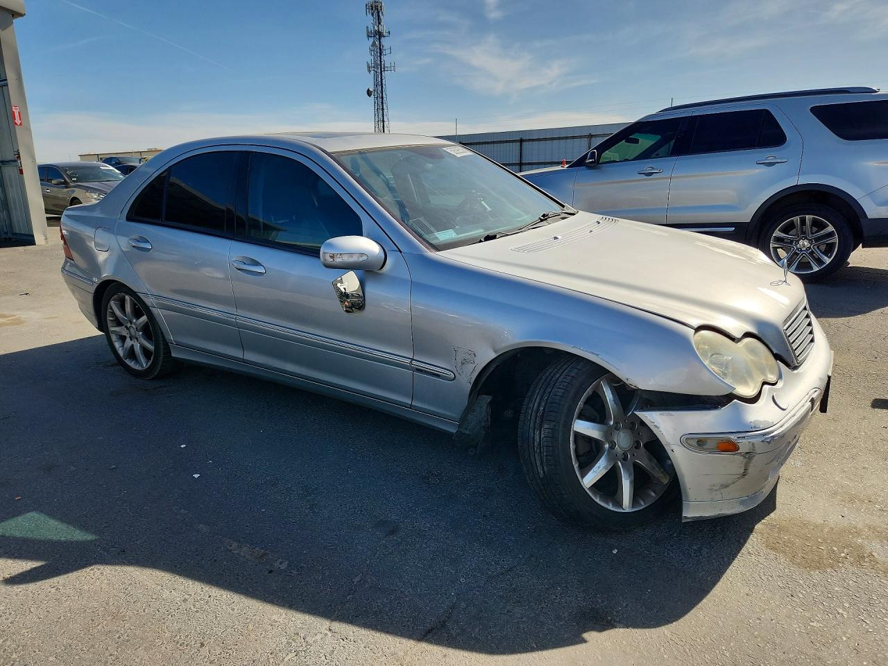 2003 Mercedes-benz C 230k Sport Sedan Серебряный vin: WDBRF40J53F424392