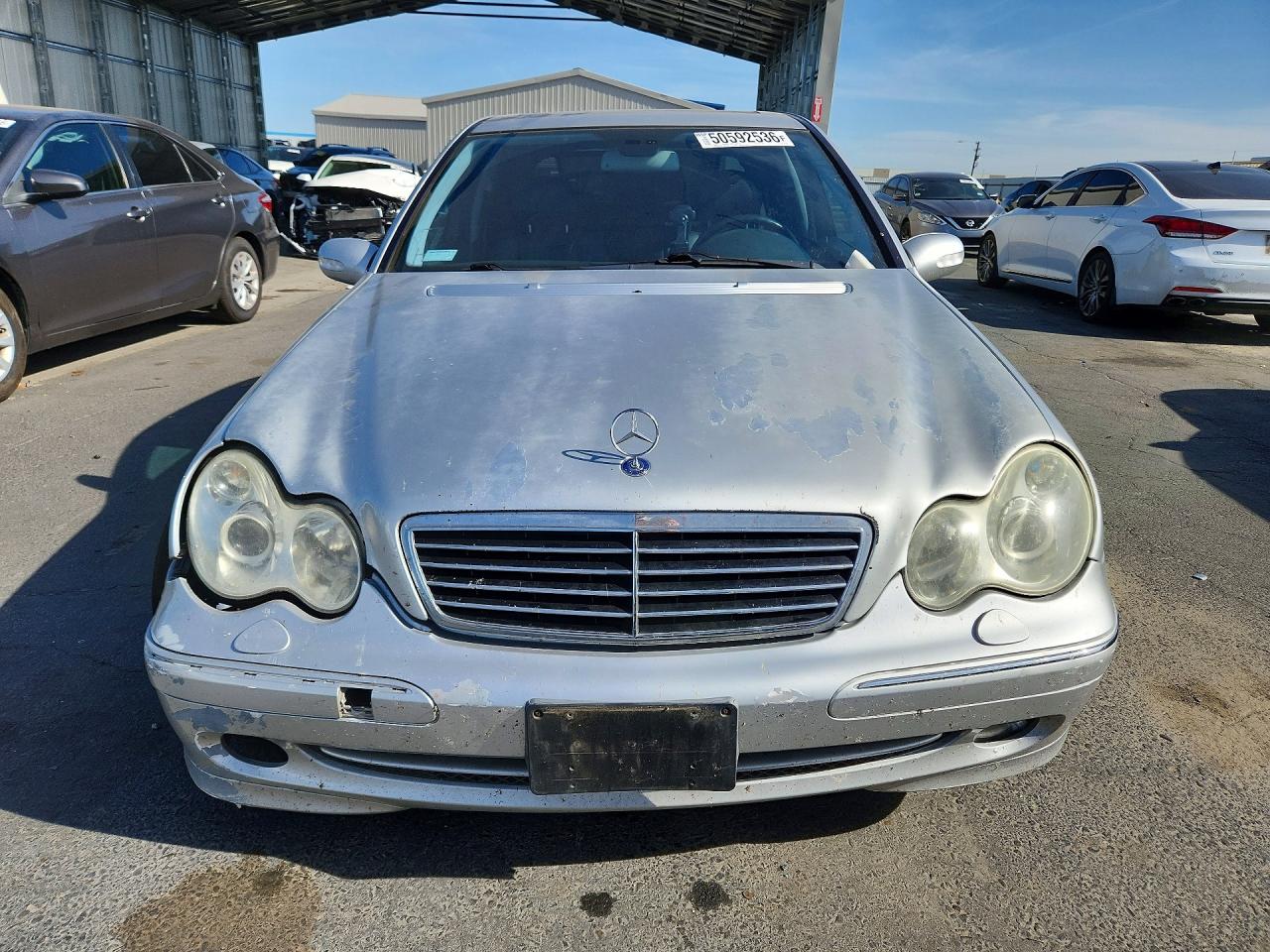 2003 Mercedes-benz C 230k Sport Sedan Серебряный vin: WDBRF40J53F424392