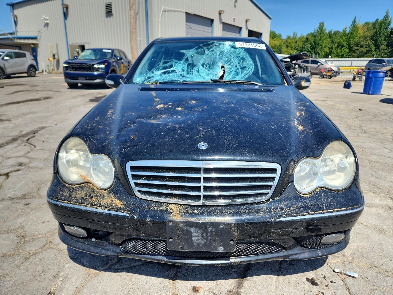 2005 Mercedes-benz C 230k Sport Sedan Black vin: WDBRF40J55F592472
