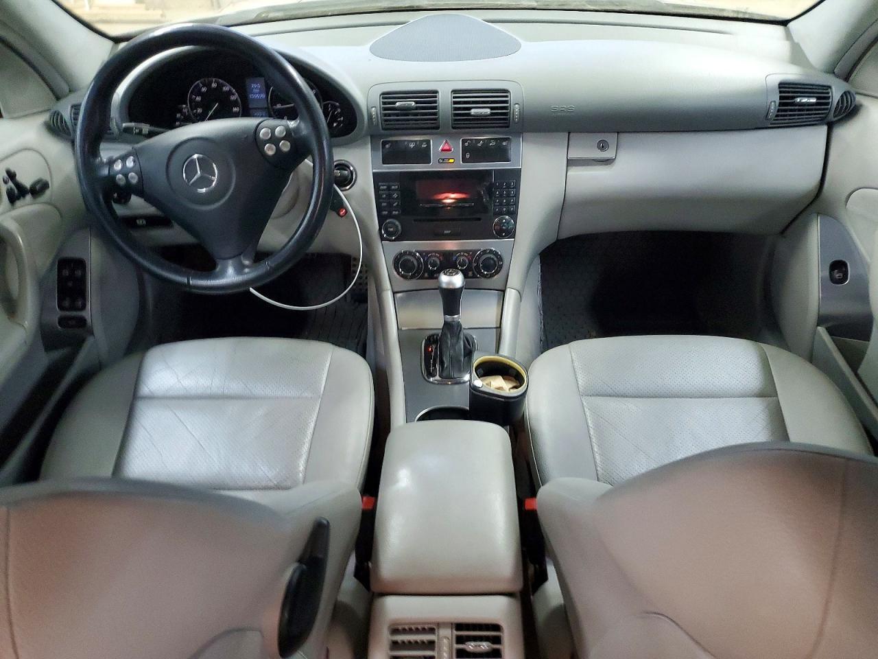 2005 Mercedes-benz C 230k Sport Sedan Blue vin: WDBRF40J55F658101