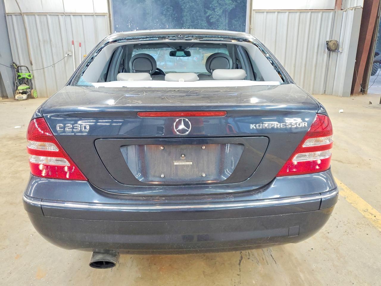 2005 Mercedes-benz C 230k Sport Sedan Blue vin: WDBRF40J55F658101