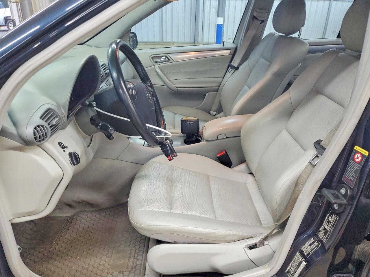 2005 Mercedes-benz C 230k Sport Sedan Blue vin: WDBRF40J55F658101