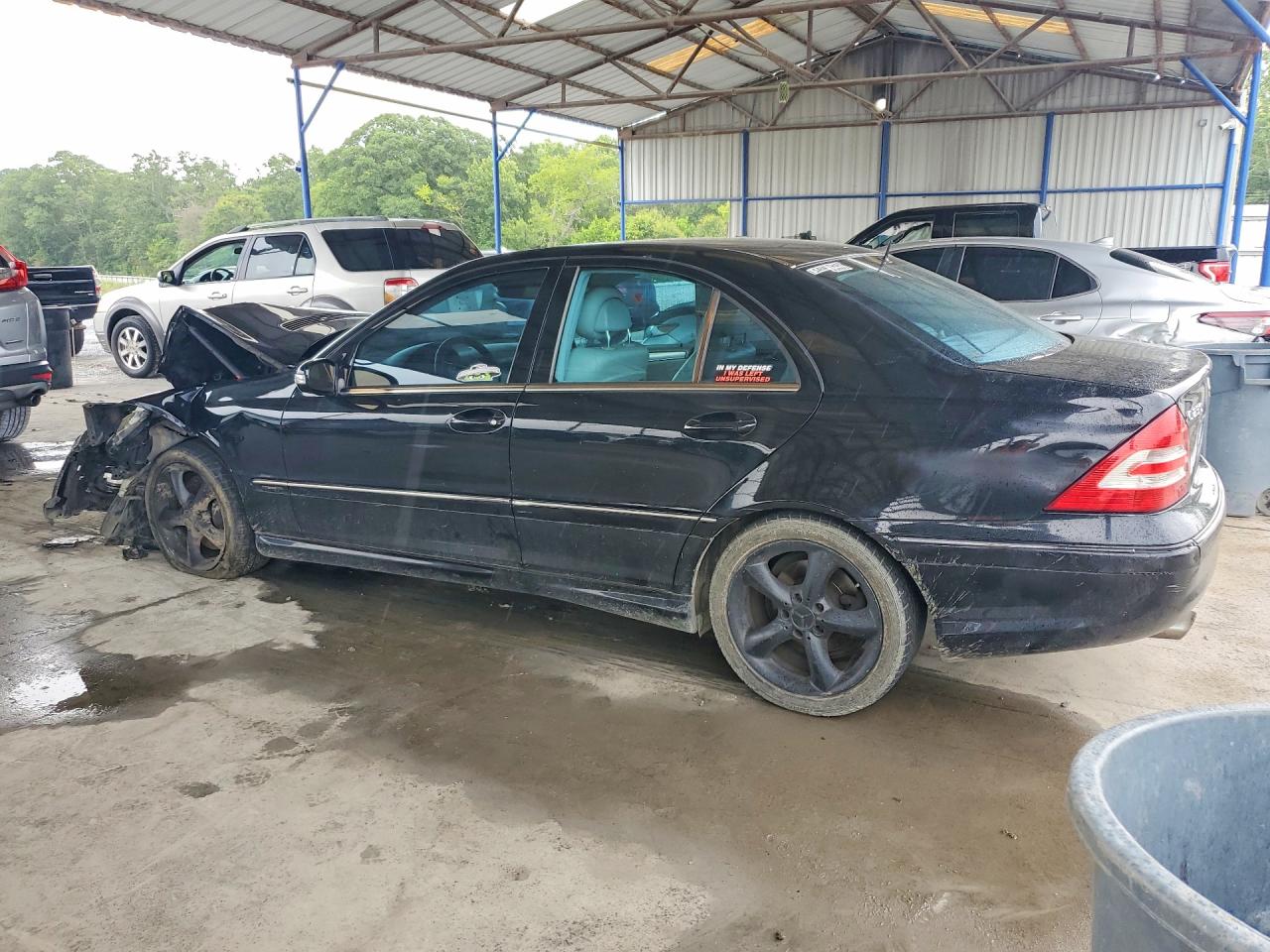 2005 Mercedes-benz C 230k Sport Sedan Черный vin: WDBRF40J55F704381