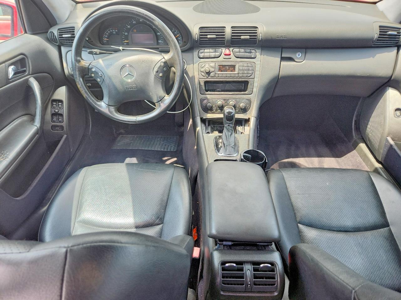 2004 Mercedes-benz C 230k Sport Sedan Красный vin: WDBRF40J64A565695