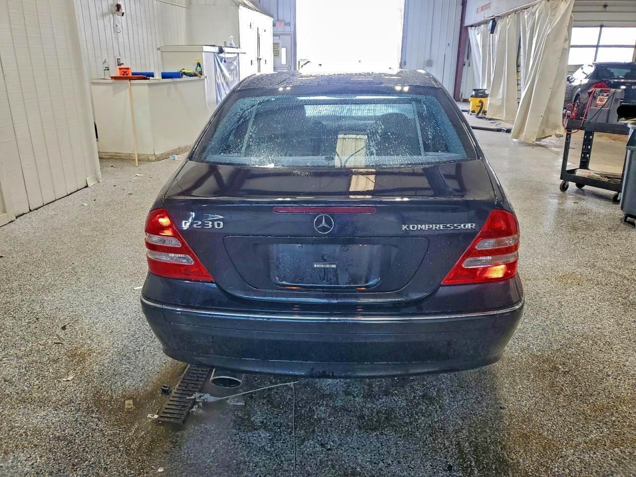 2004 Mercedes-benz C 230k Sport Sedan Black vin: WDBRF40J64F449724