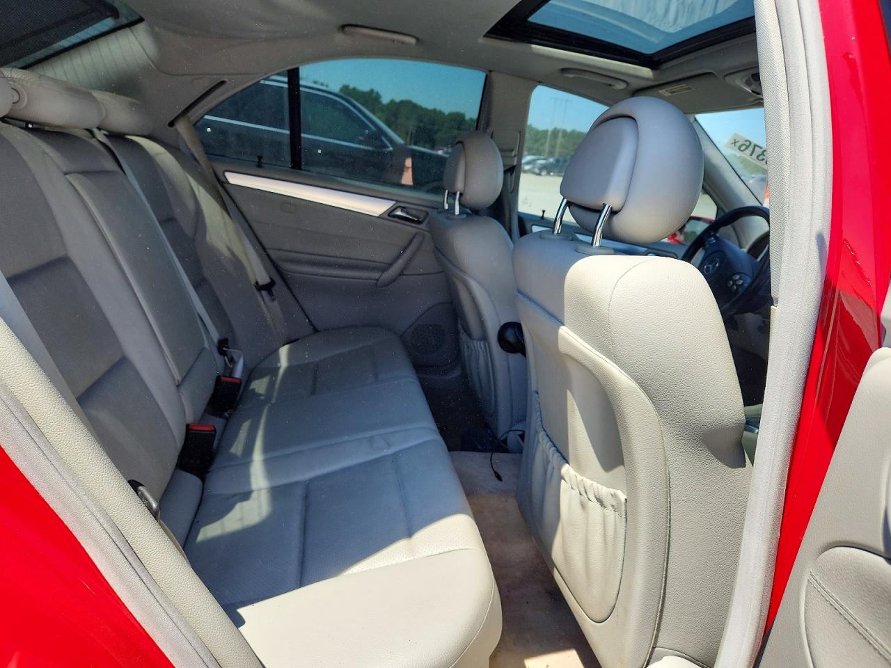 2005 Mercedes-benz C 230k Sport Sedan Red vin: WDBRF40J65A760066