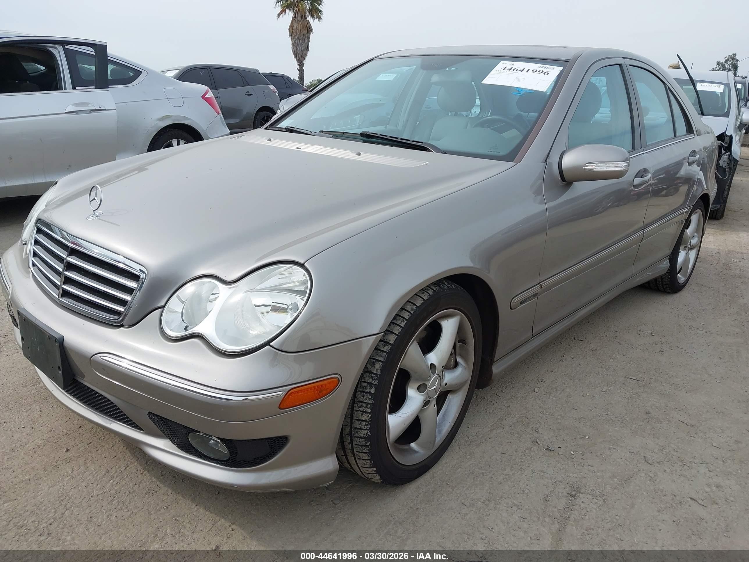 2005 Mercedes-benz C 230 Kompressor Sport Silver vin: WDBRF40J65A795965