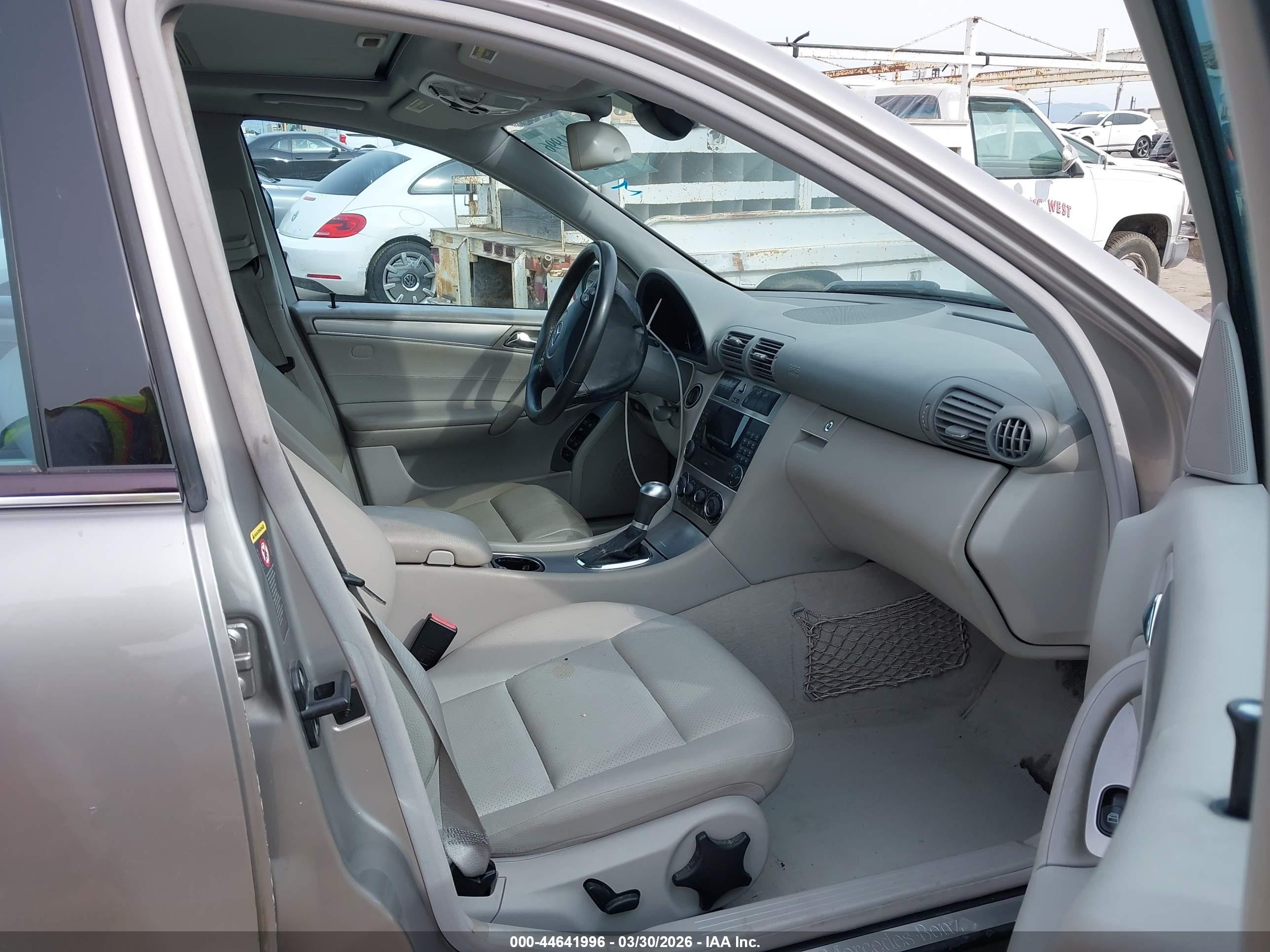 2005 Mercedes-benz C 230 Kompressor Sport Silver vin: WDBRF40J65A795965