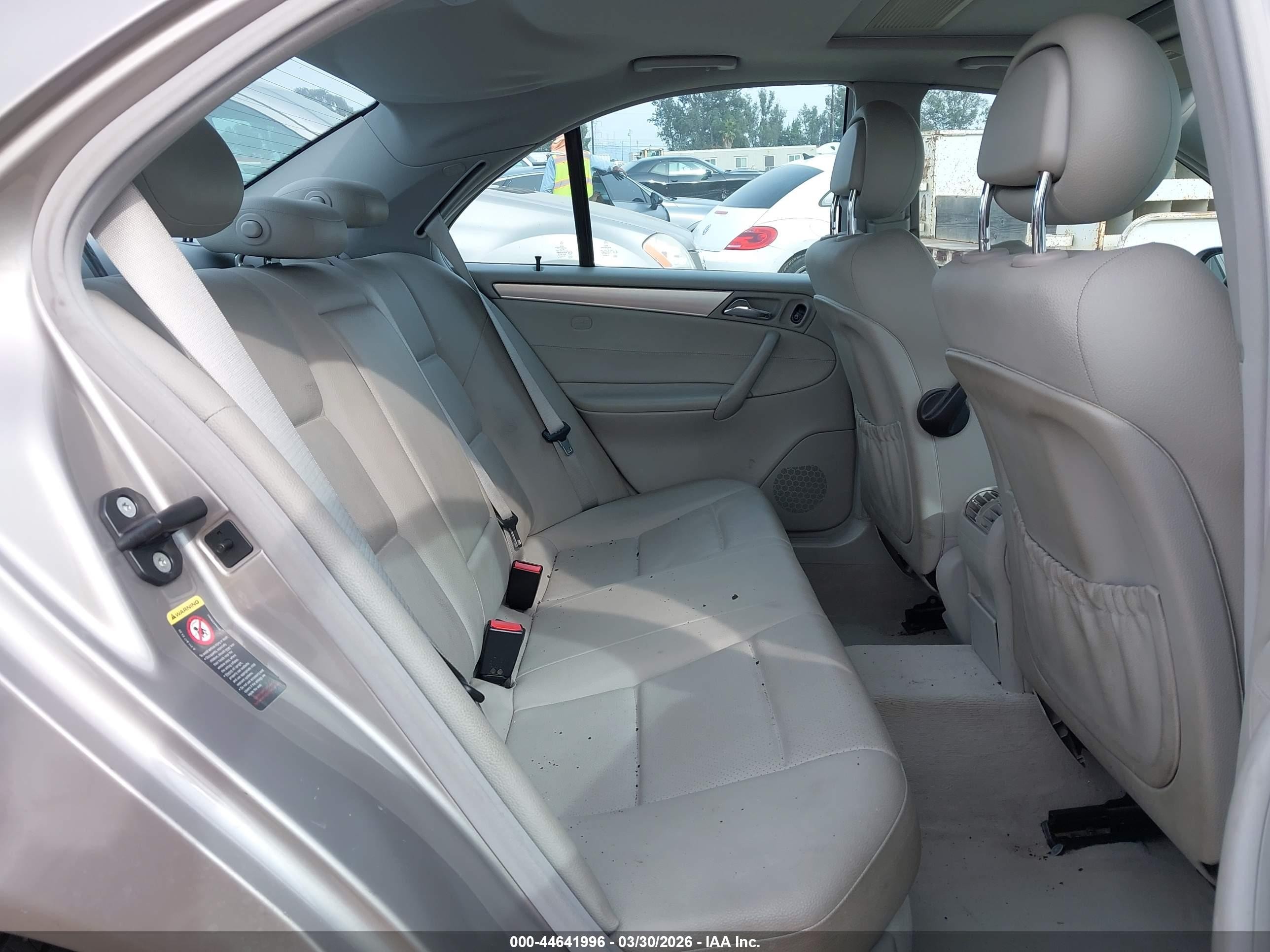 2005 Mercedes-benz C 230 Kompressor Sport Silver vin: WDBRF40J65A795965