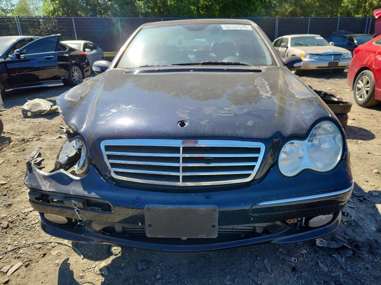 2005 Mercedes-benz C 230k Sport Sedan Черный vin: WDBRF40J65F615595