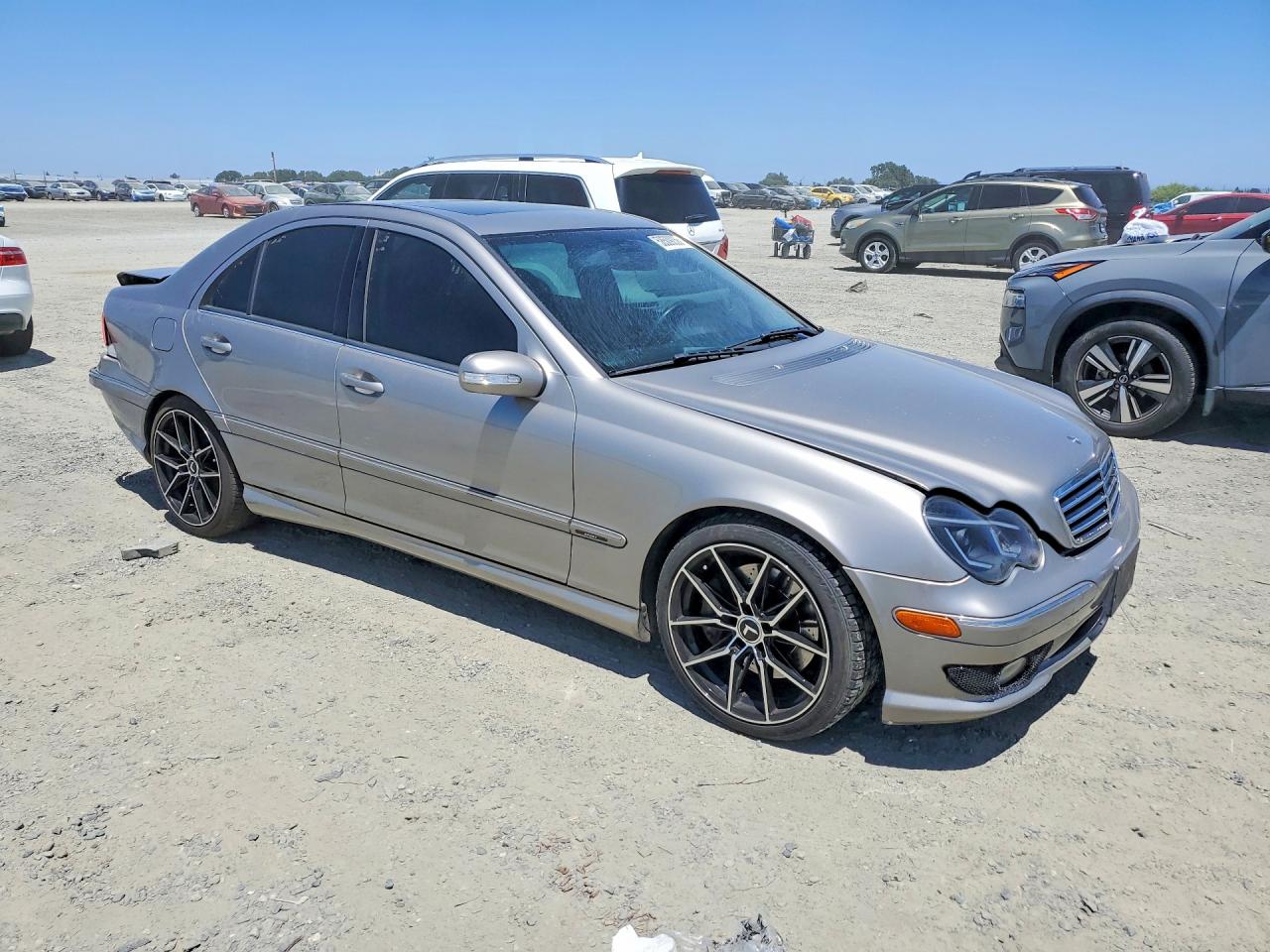 2005 Mercedes-benz C 230k Sport Sedan Золотой vin: WDBRF40J65F619324