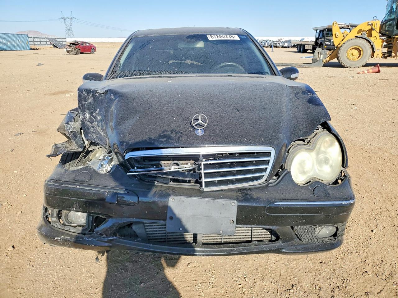 2005 Mercedes-benz C 230k Sport Sedan Black vin: WDBRF40J65F670399
