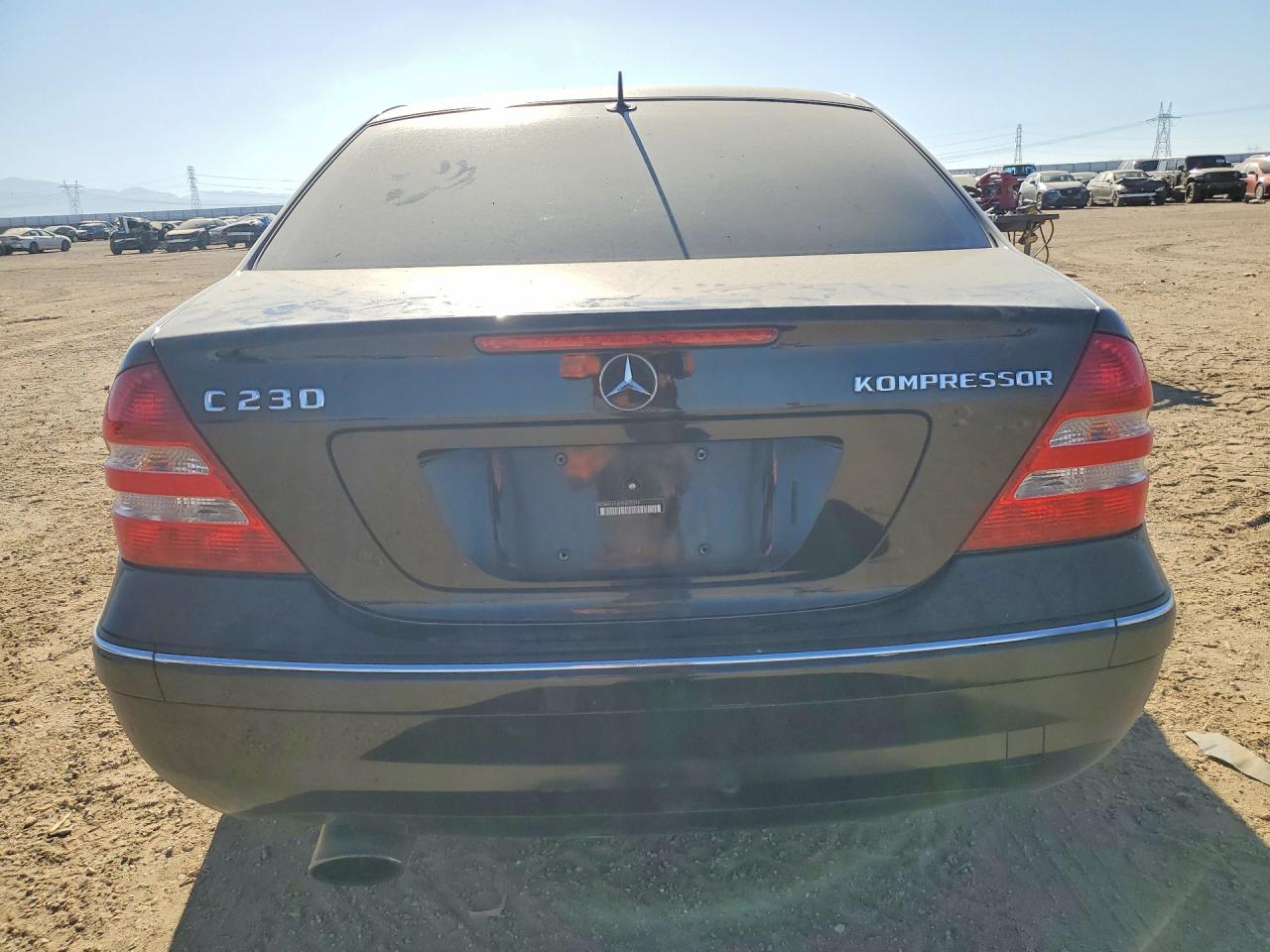 2005 Mercedes-benz C 230k Sport Sedan Black vin: WDBRF40J65F670399