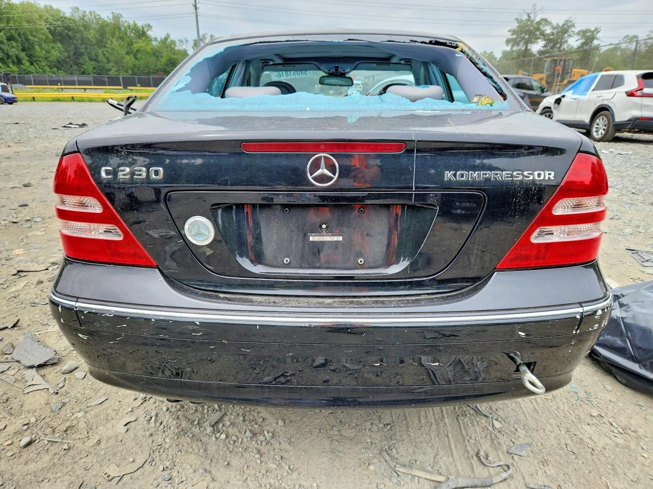 2003 Mercedes-benz 230c Черный vin: WDBRF40J73F379195