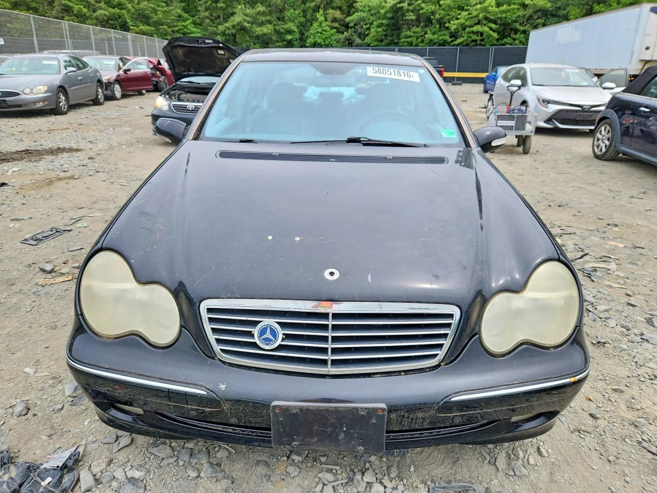2003 Mercedes-benz 230c Черный vin: WDBRF40J73F379195
