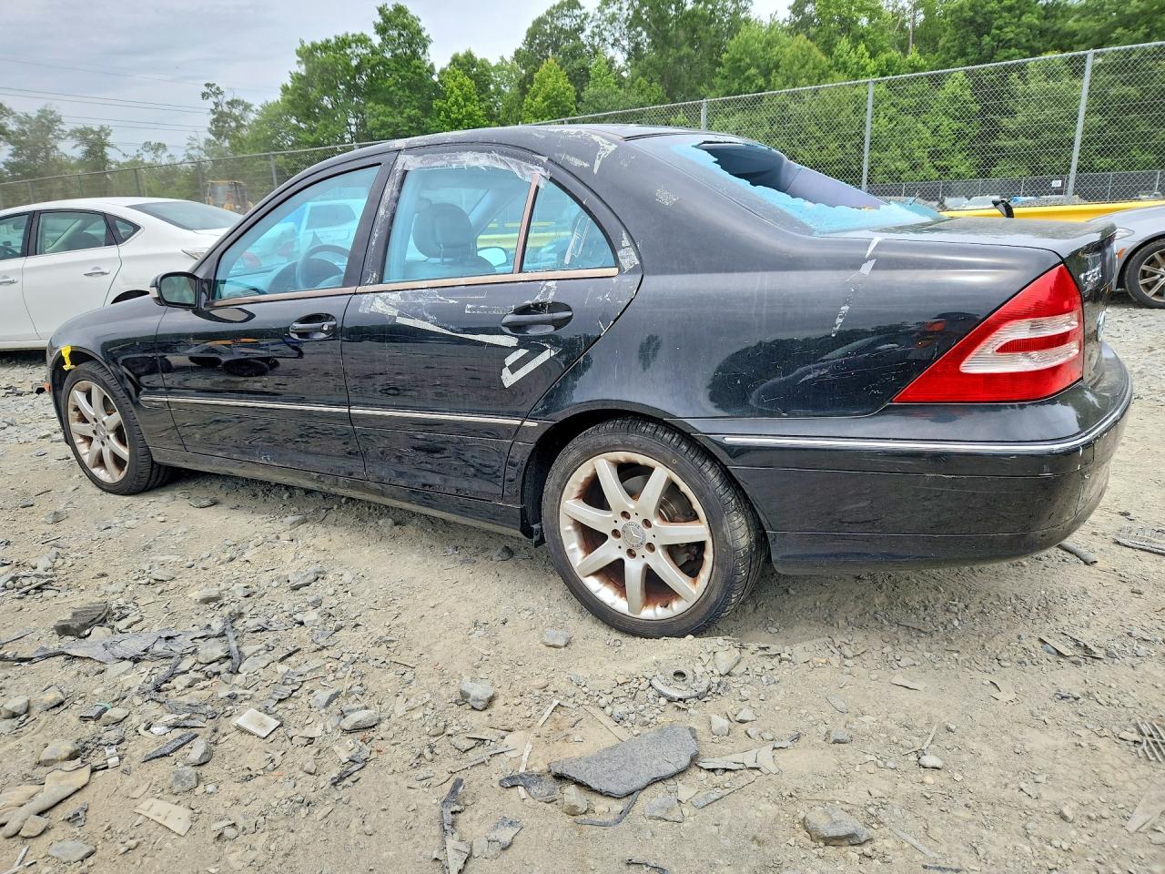 2003 Mercedes-benz 230c Черный vin: WDBRF40J73F379195